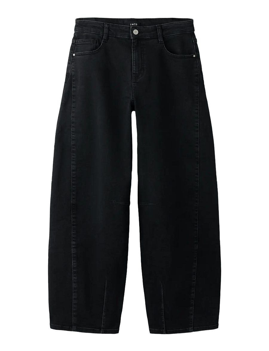 LMTD - NLFBLI DNM R BALLOON L PANT - black - 2