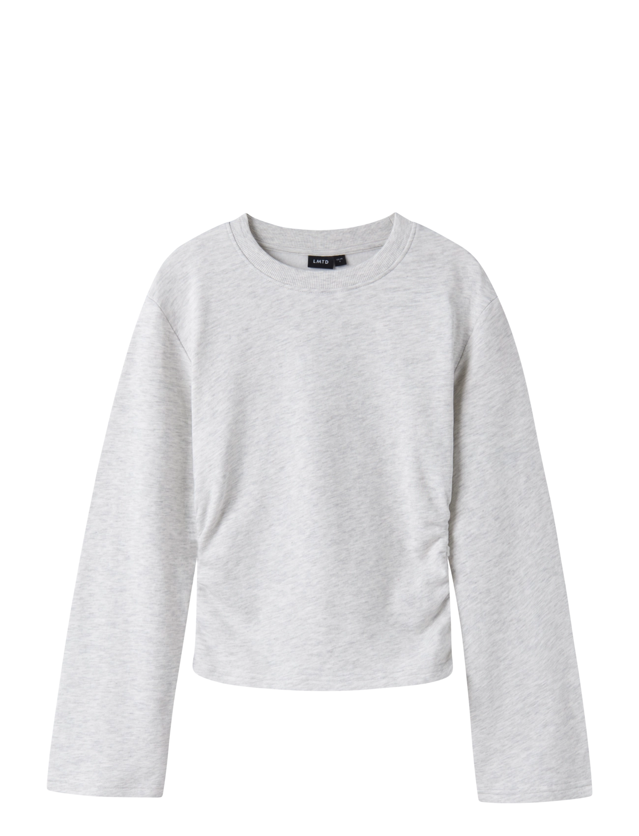 LMTD NLFNIZU LS RUCHED SWEAT - Alles anzeigen - LIGHT GREY MELANGE / grey