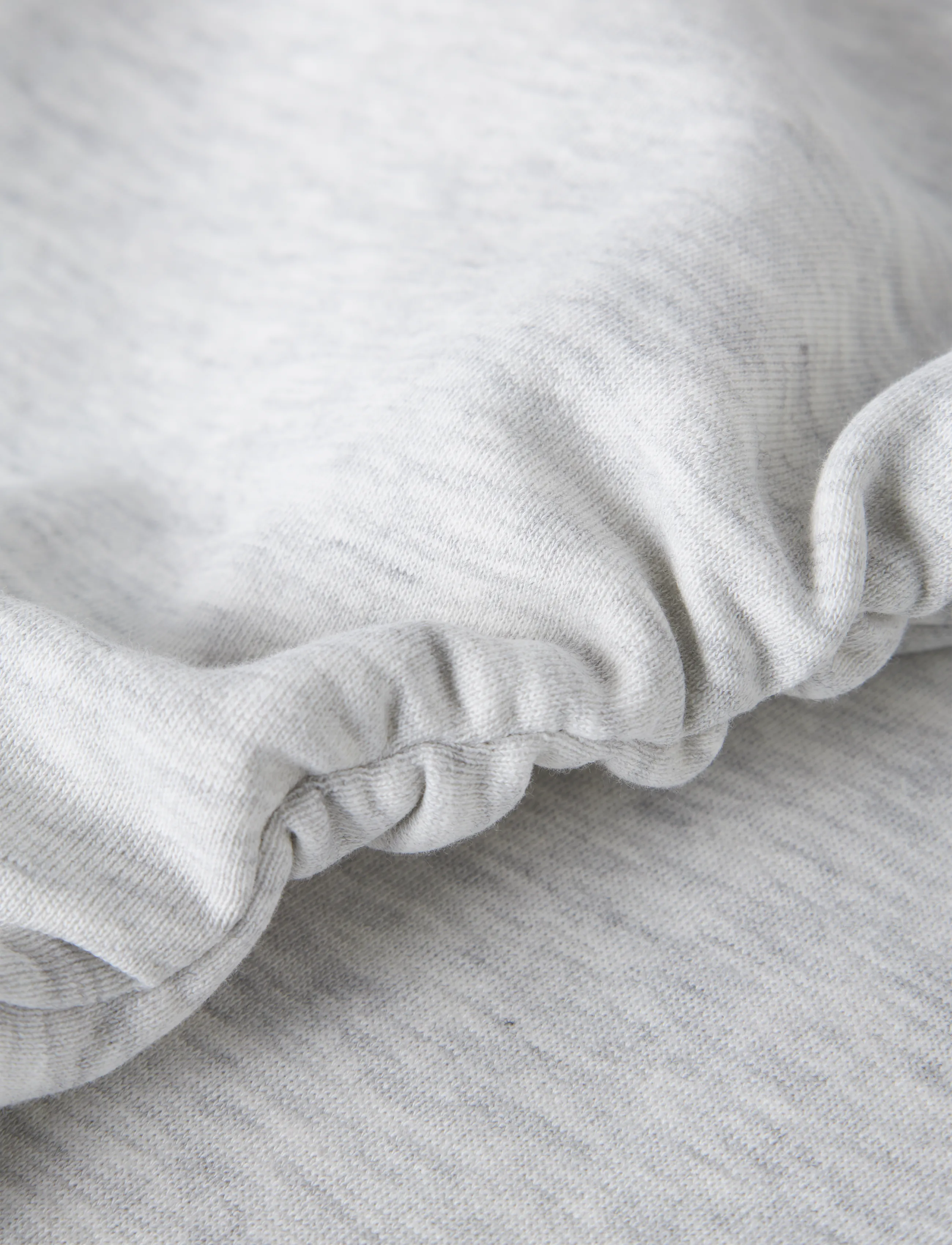 LMTD - NLFNIZU LS RUCHED SWEAT - sweatshirts - light grey melange - 5