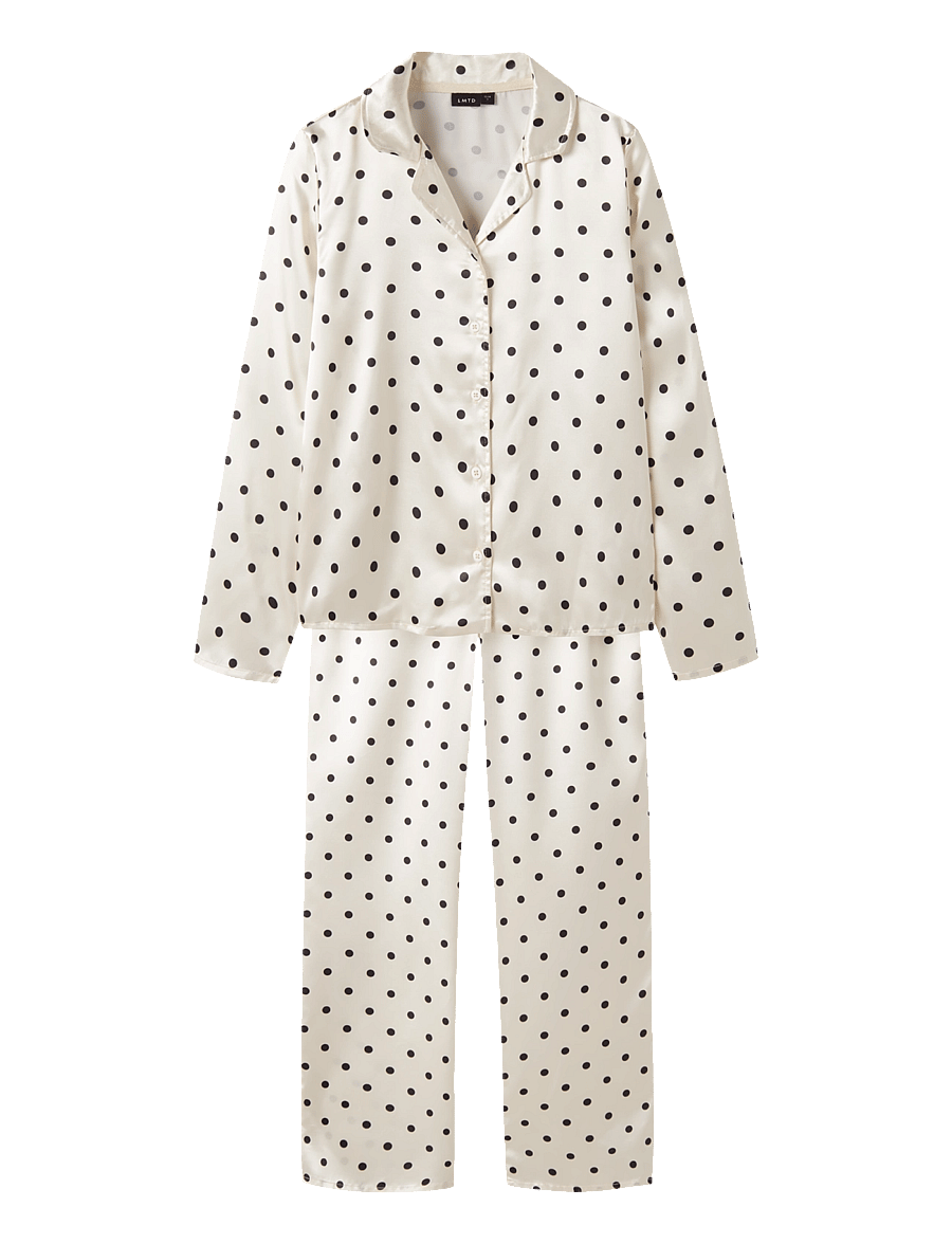 LMTD - NLFDREAMY DOT PYJAMAS SET - pyjama-sets - antique white - 1