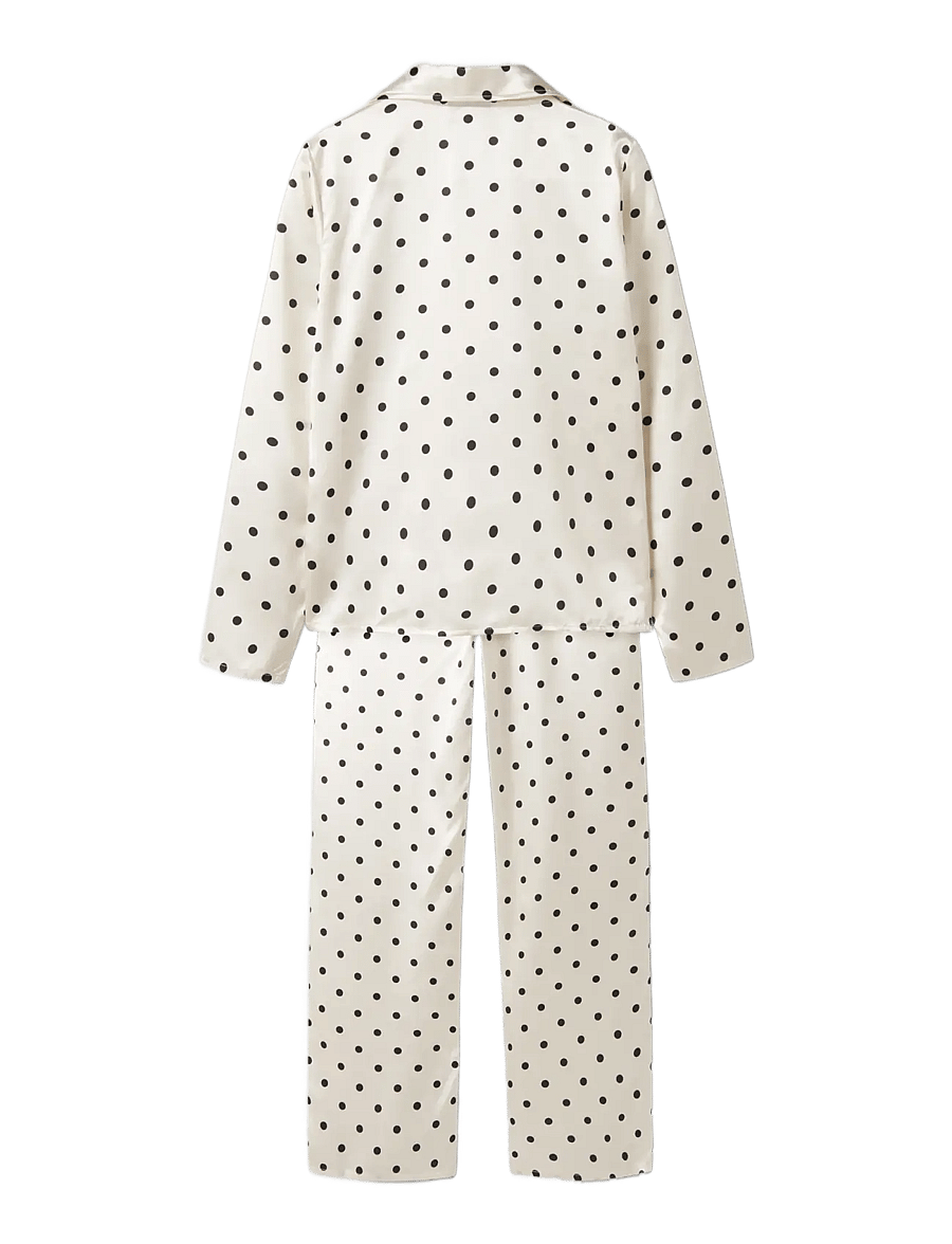 LMTD - NLFDREAMY DOT PYJAMAS SET - pyjama-sets - antique white - 2