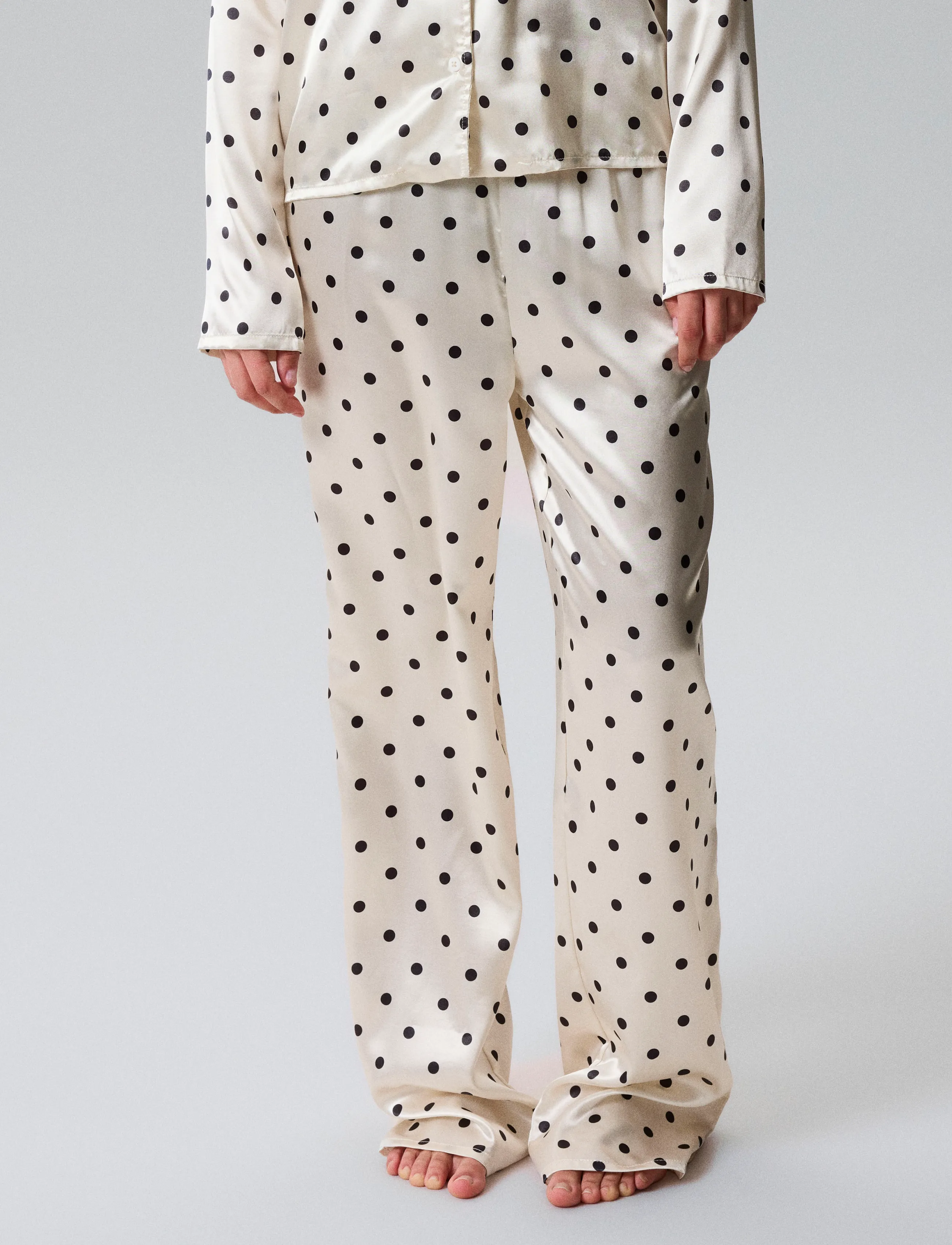 LMTD - NLFDREAMY DOT PYJAMAS SET - pyjama-sets - antique white - 5