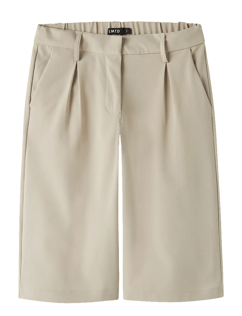 LMTD - NLFLUIS NW PLEAT KNICKERS - chino lühikesed püksid - white pepper - 0