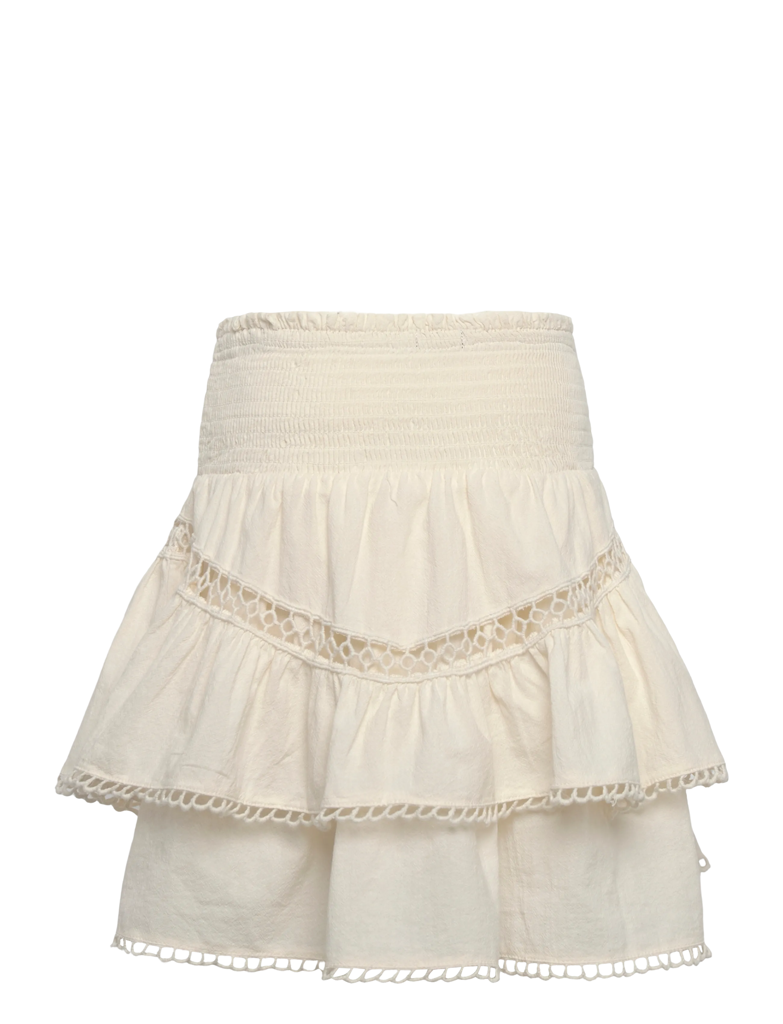 LMTD - NLFLOSTA SHORT SKIRT - short skirts - white alyssum - 1