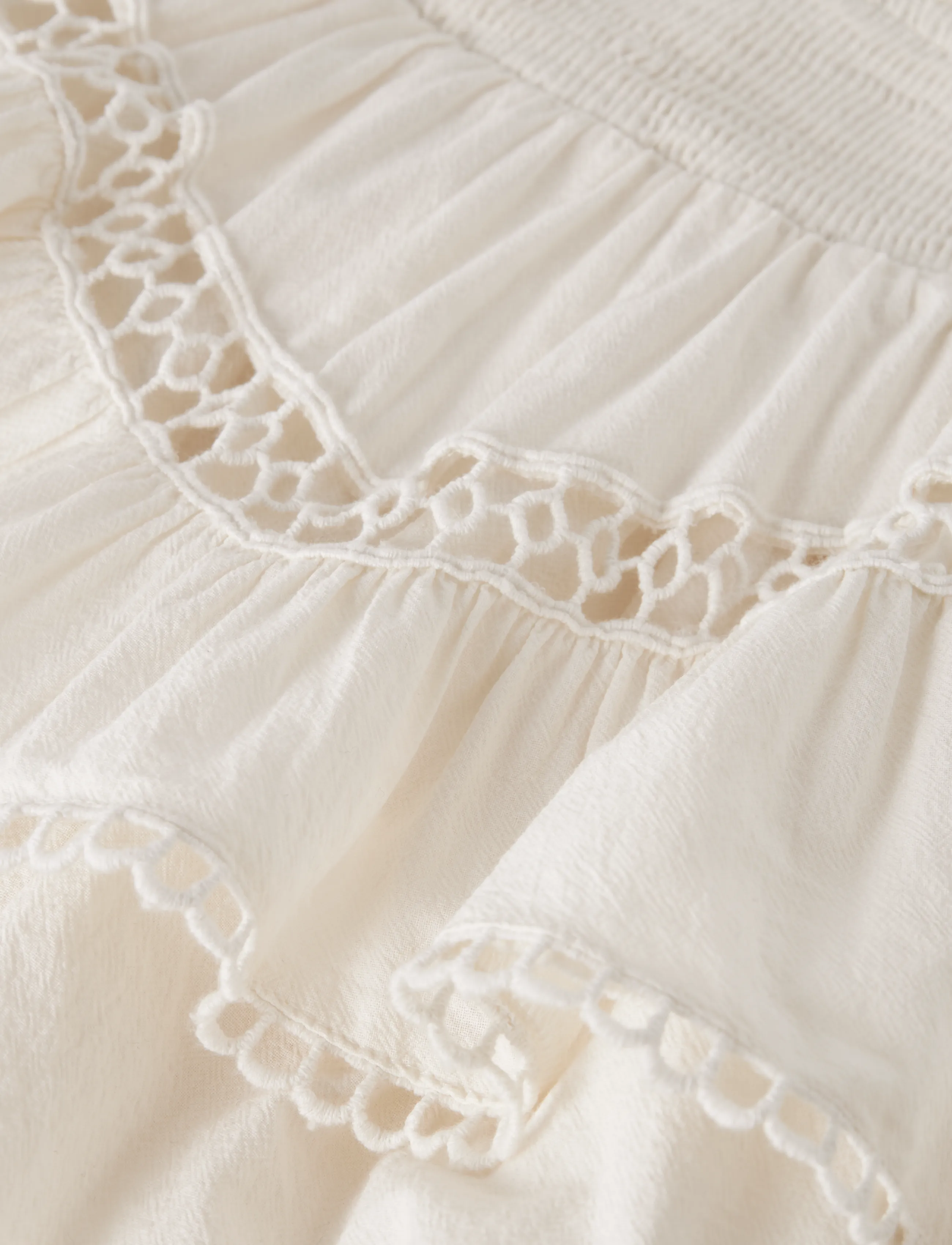 LMTD - NLFLOSTA SHORT SKIRT - short skirts - white alyssum - 2