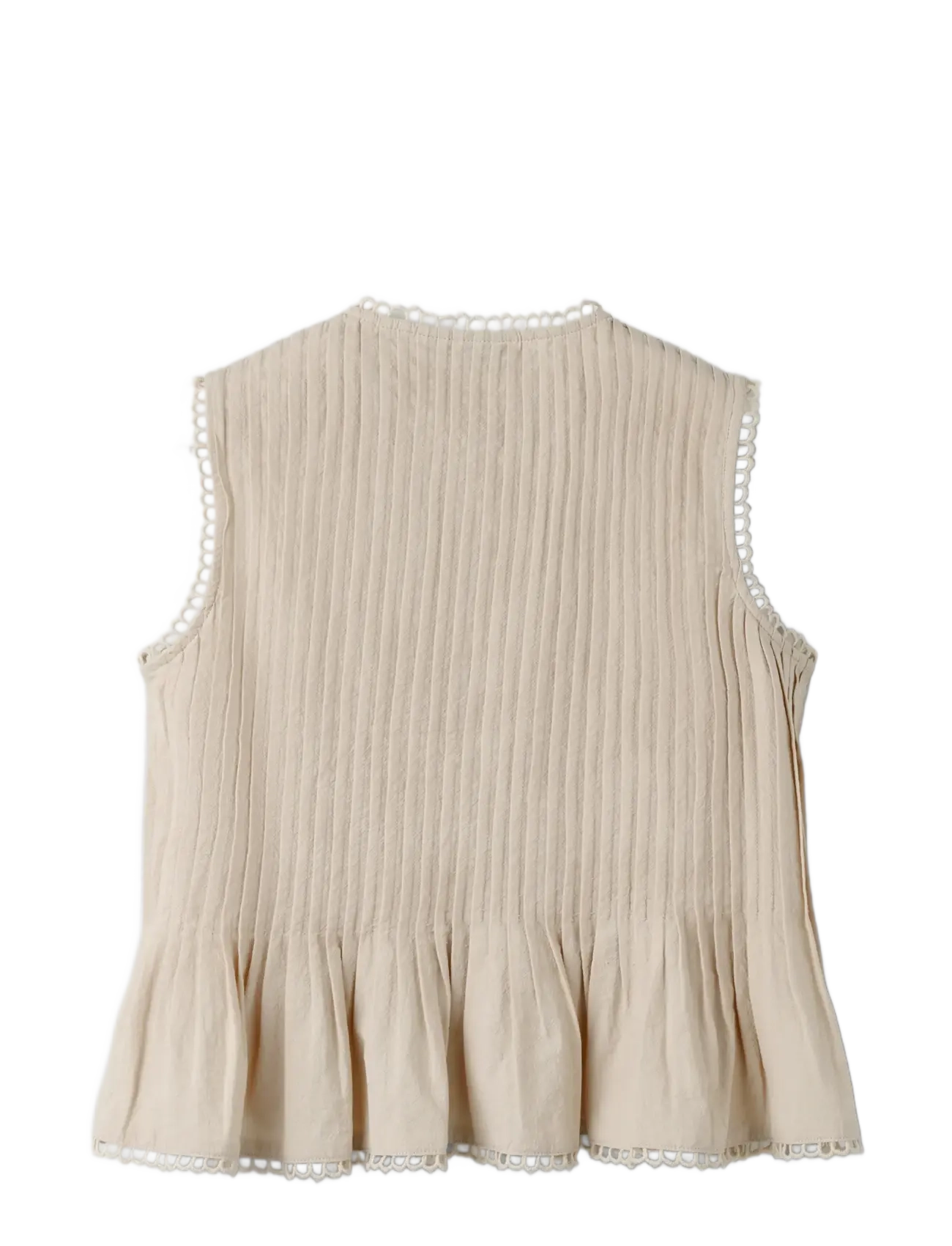 LMTD - NLFLOSTA SL SHORT SHIRT - blūzes un tunikas - white pepper - 1