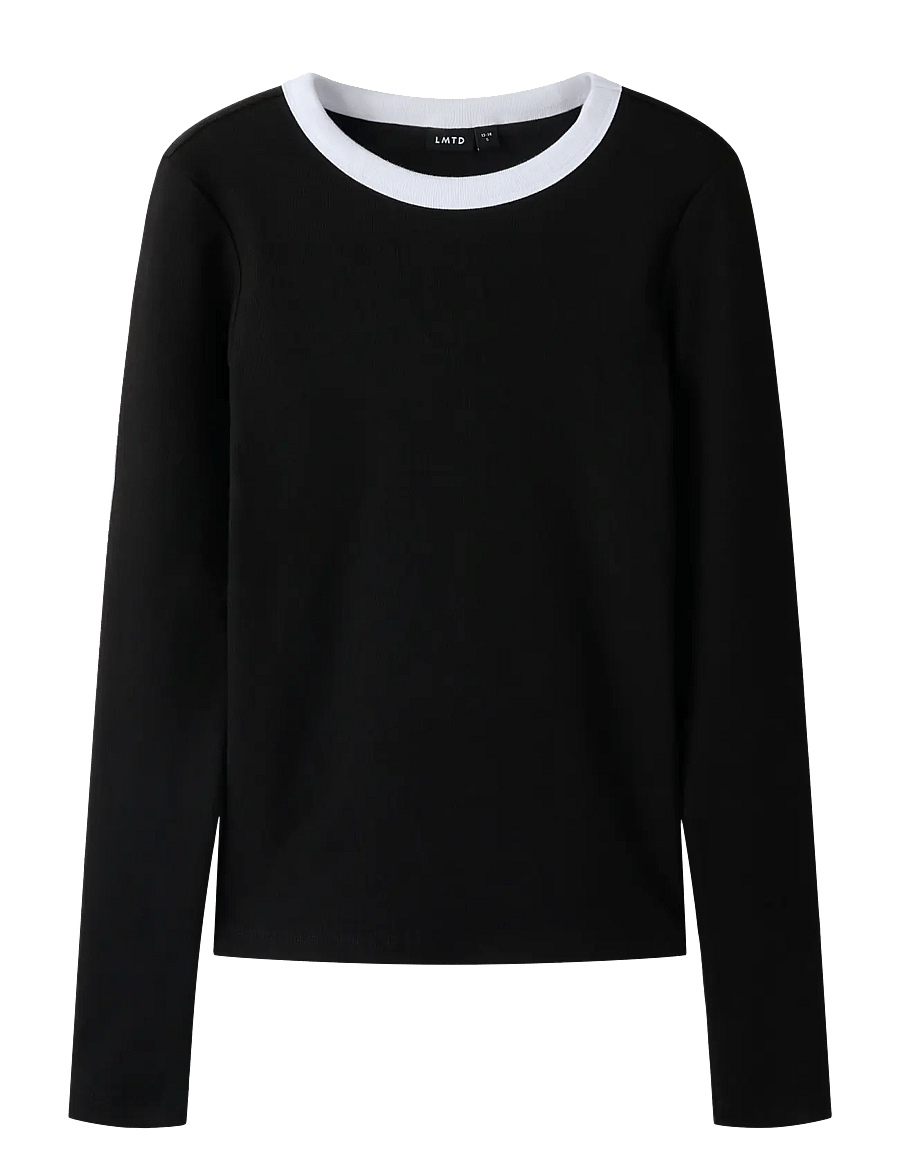 LMTD - NLFFENVO LS S TOP - langärmelig - black - 0