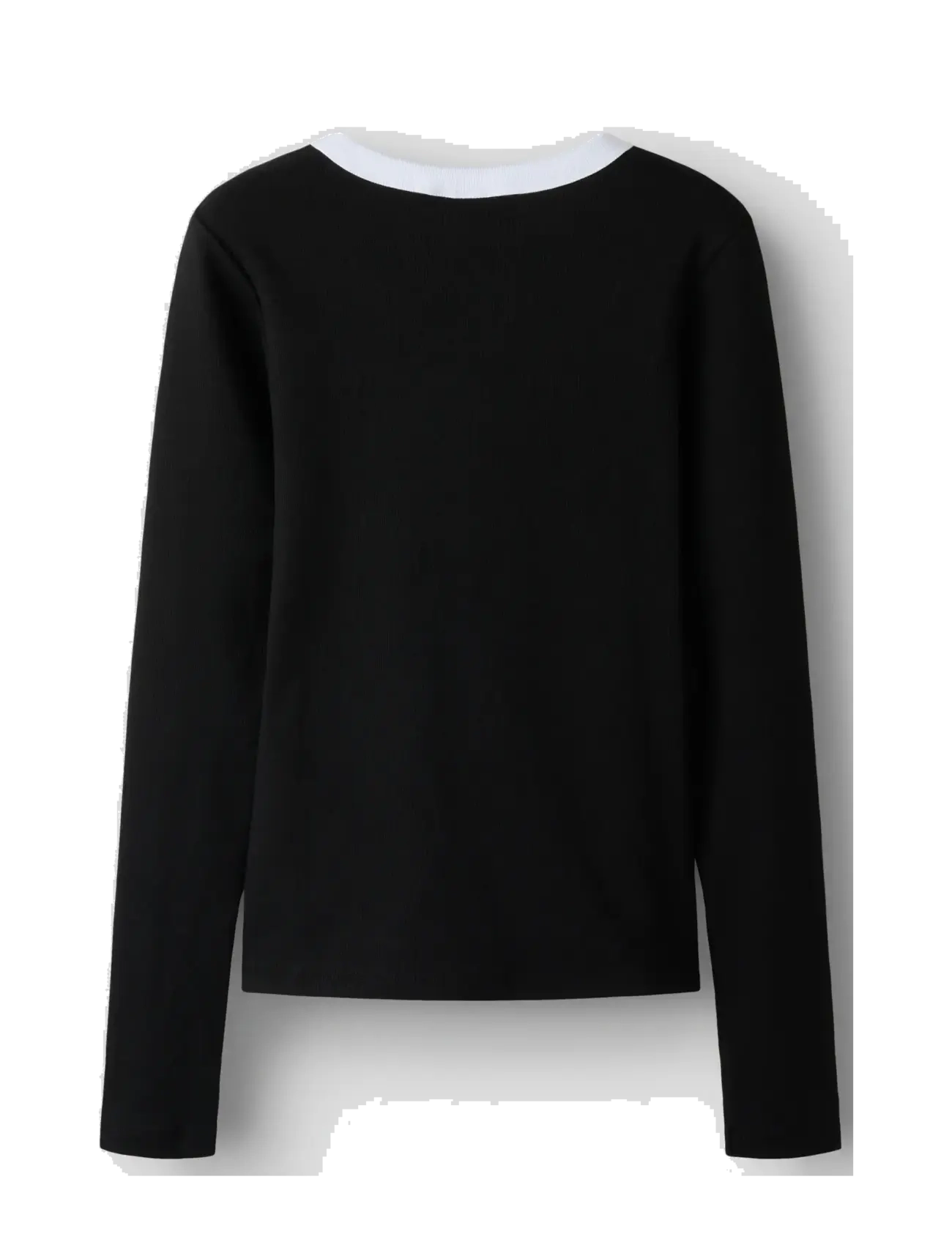 LMTD - NLFFENVO LS S TOP - t-shirts - black - 1