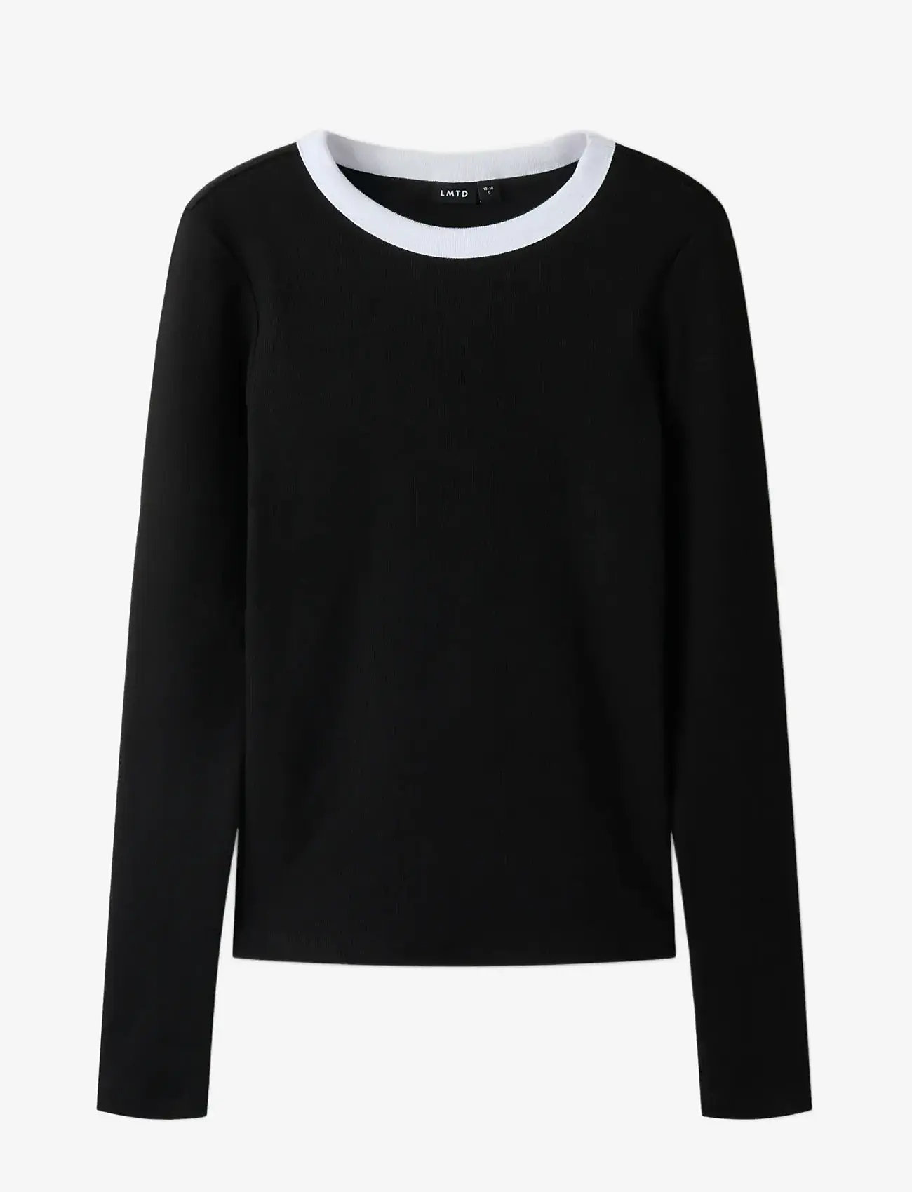 LMTD - NLFFENVO LS S TOP - langærmede t-shirts - black - 2