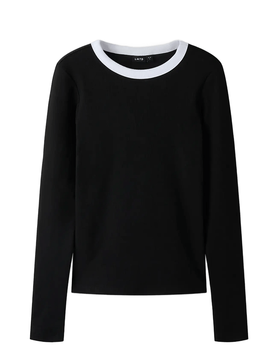 LMTD - NLFFENVO LS S TOP - langärmelig - black - 2