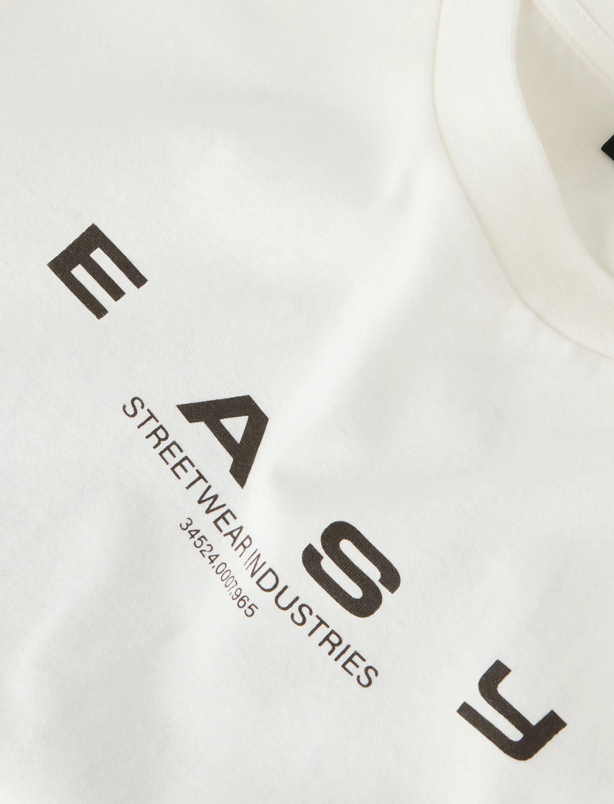 LMTD - NLMEASY SS L TOP - t-shirts - white alyssum - 3