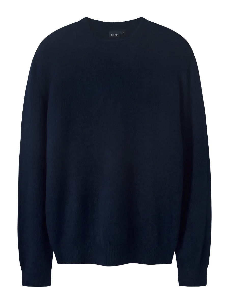 LMTD - NLMLODETS LS O-NECK KNIT - trøjer - dark sapphire - 1