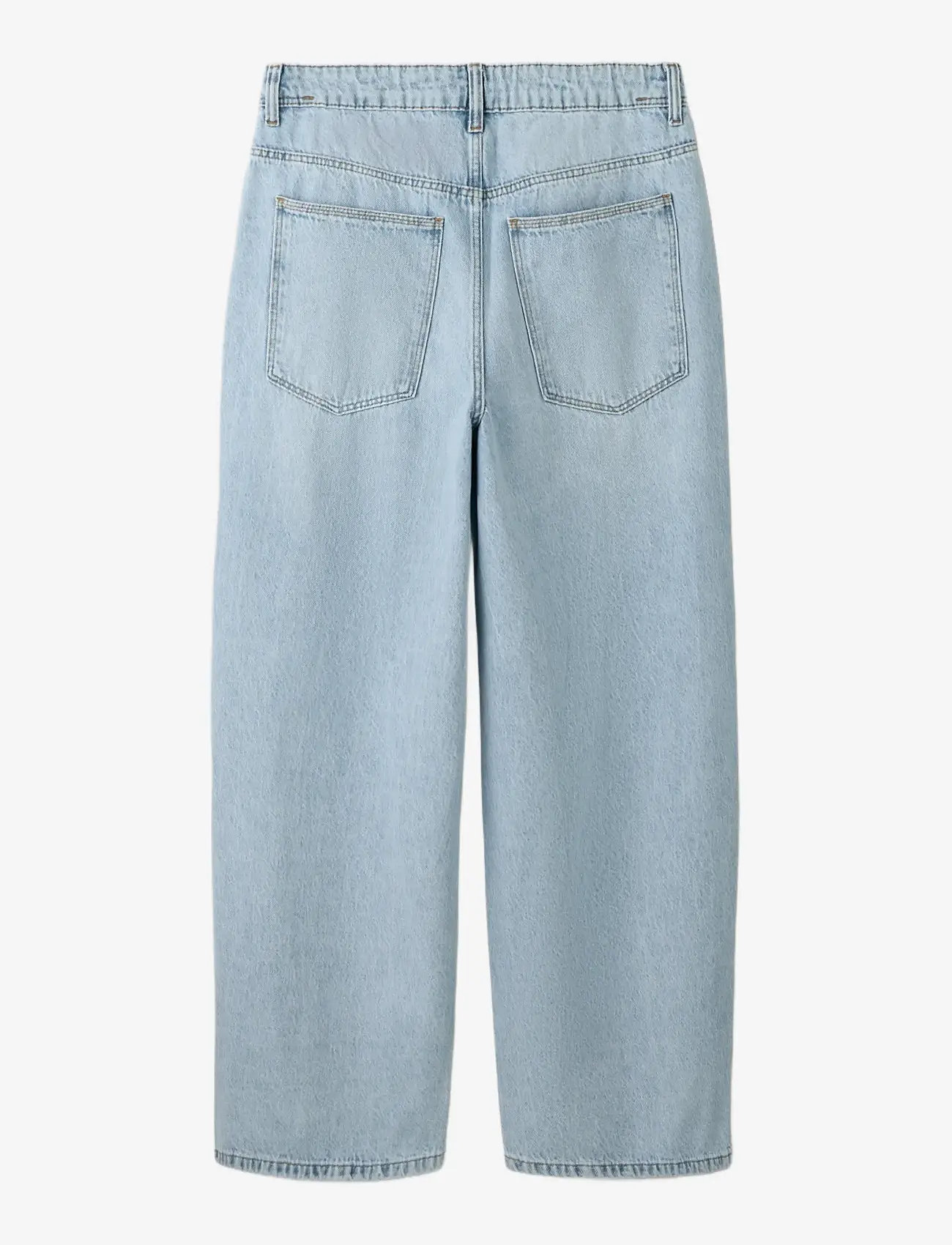 LMTD - NLNBIRM DNM SKATE LOOSE PANT - alt laienevad teksad - light blue bleached denim - 1