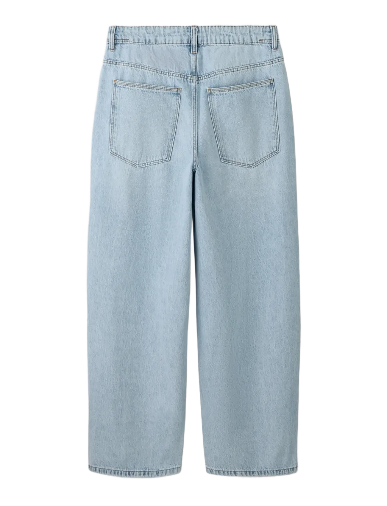 LMTD - NLNBIRM DNM SKATE LOOSE PANT - alt laienevad teksad - light blue bleached denim - 1