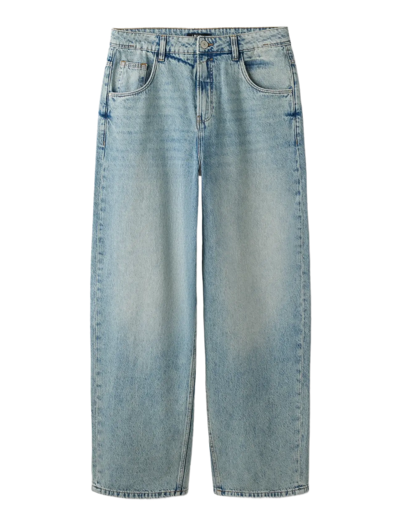 LMTD - NLNBIRM DNM SKATE LOOSE PANT - loose jeans - light blue denim - 2