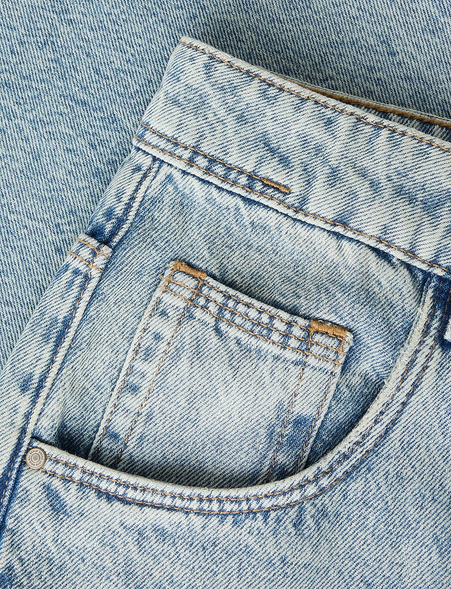 LMTD - NLNBIRM DNM SKATE LOOSE PANT - loose jeans - light blue denim - 3