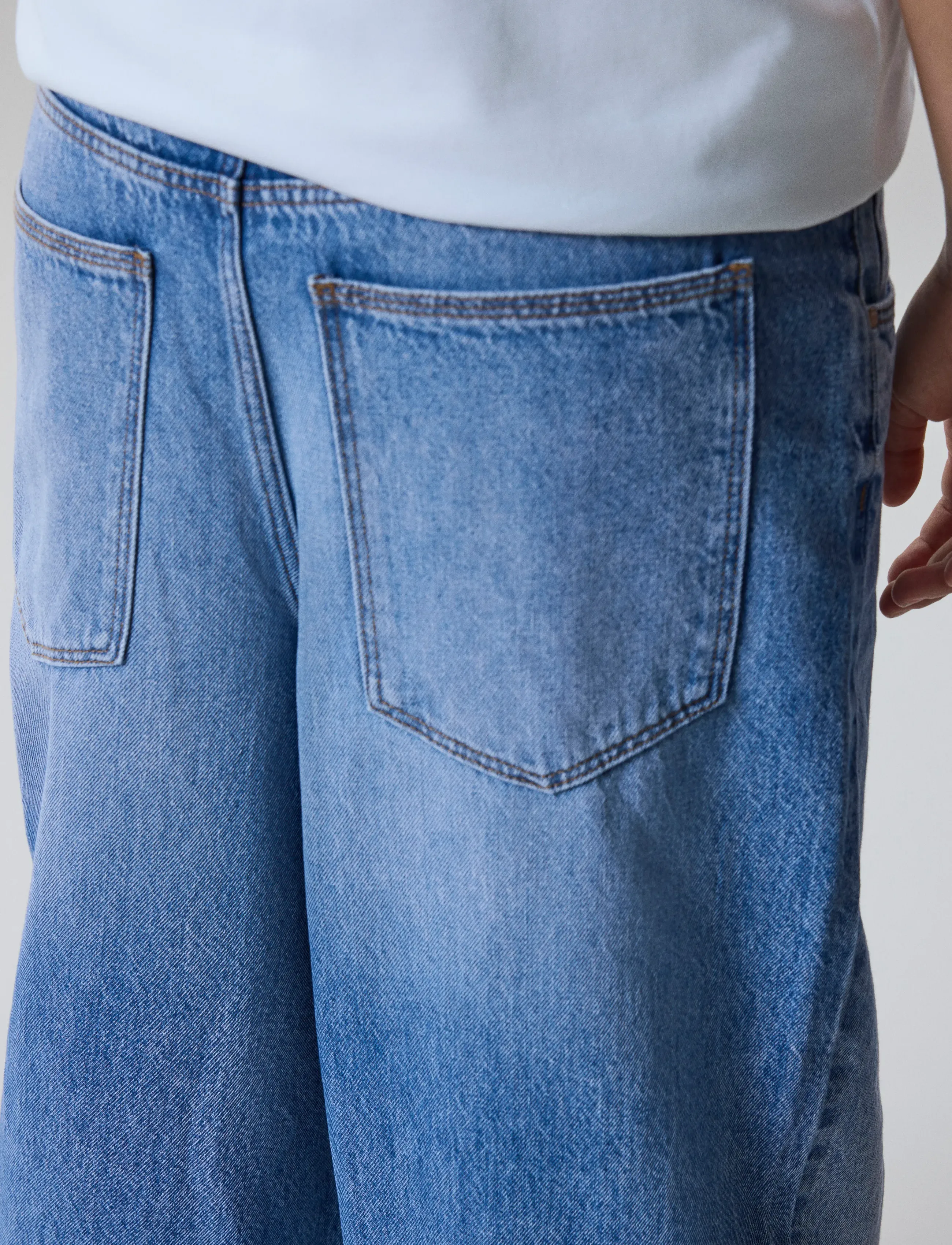 LMTD Nlnbirm Dnm Skate Loose Pant, 164, Blue, Jeans > Løse Jeans, Børn