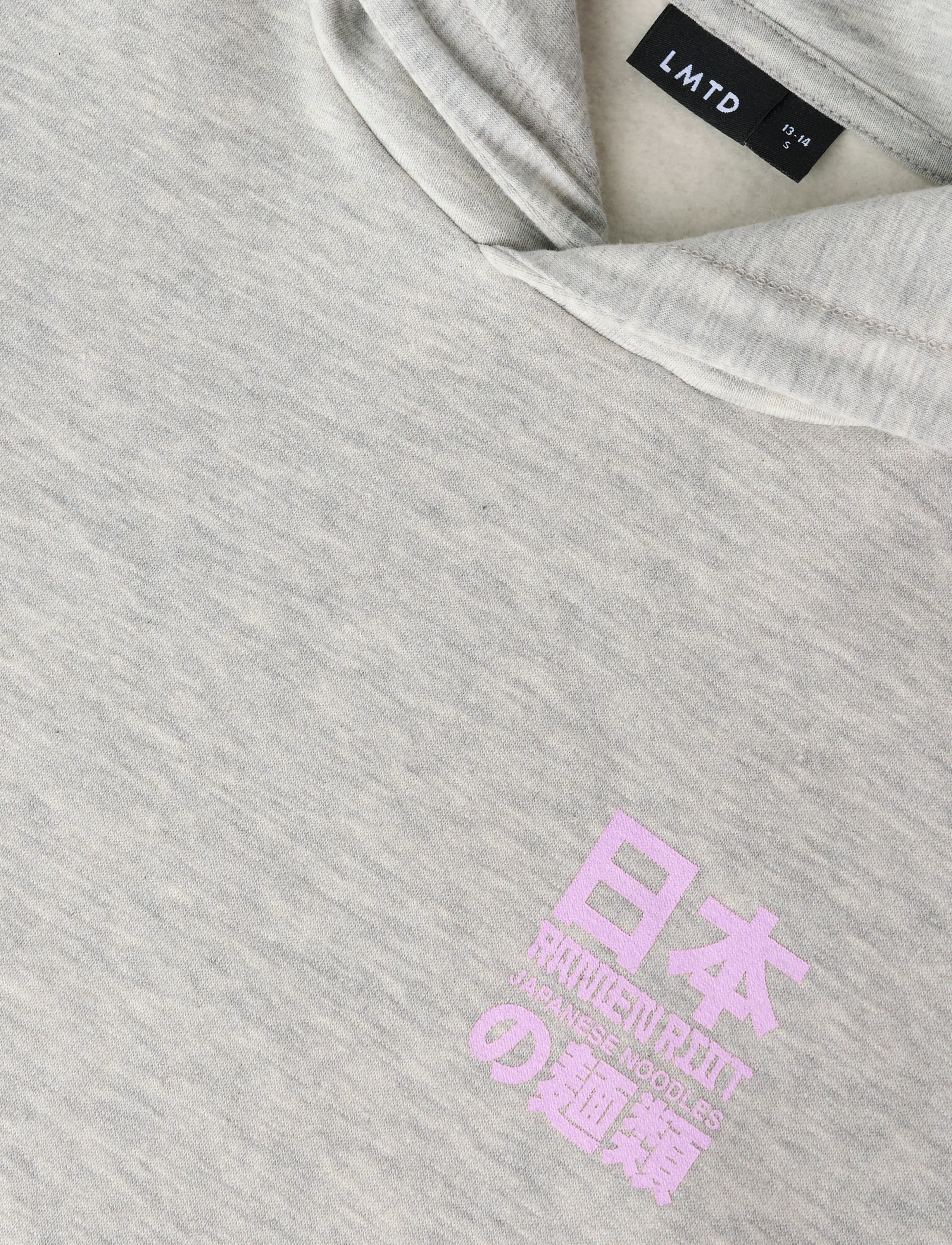LMTD - NLMRAMEN LS SWEAT W. HOOD - light grey melange - 2