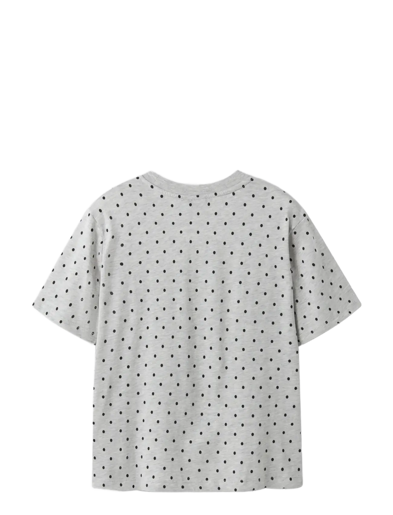 LMTD - NLFDOSSO SS L TOP - kortærmede t-shirts - light grey melange - 1