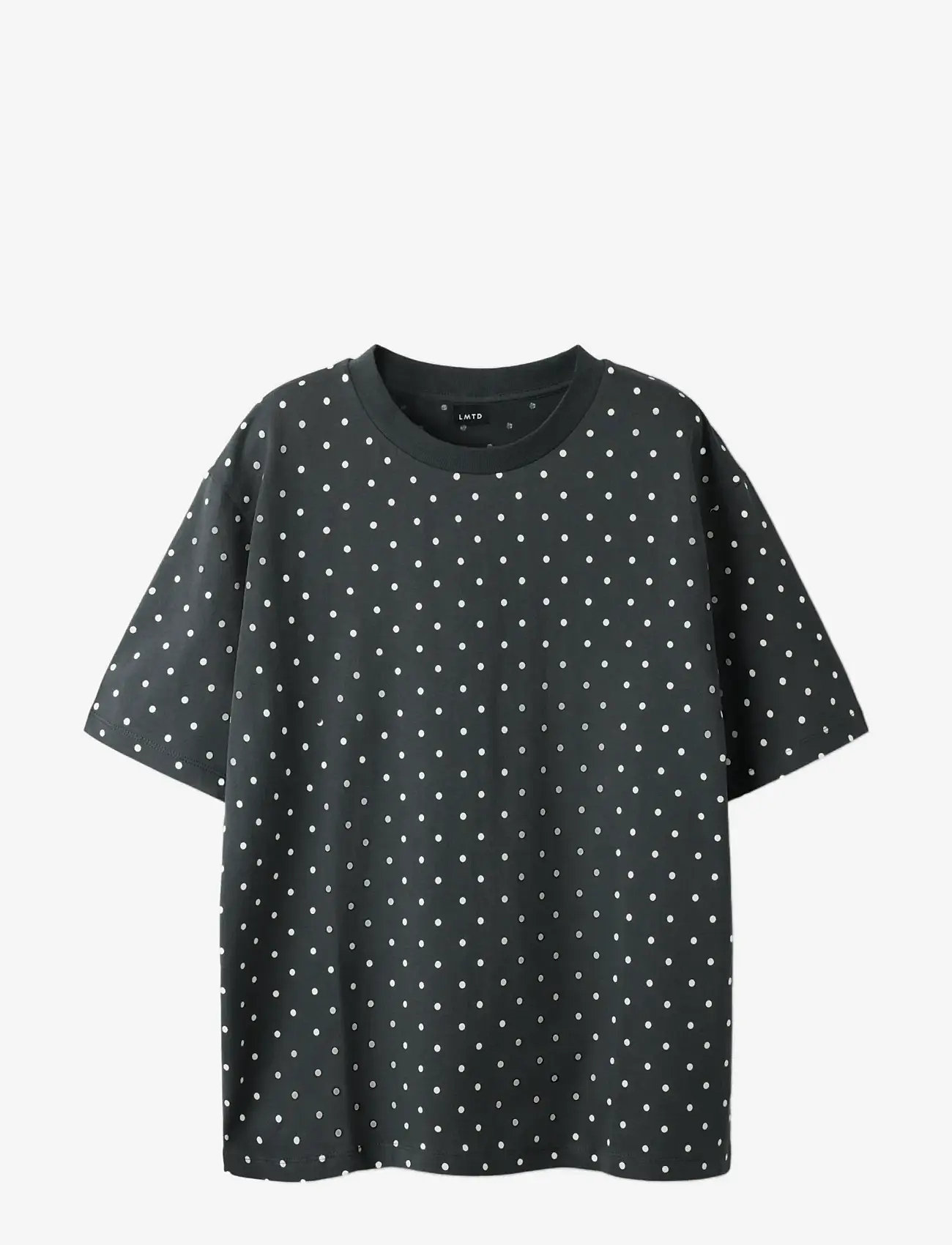 LMTD - NLFDOSSO SS L TOP - kortærmede t-shirts - pirate black - 2