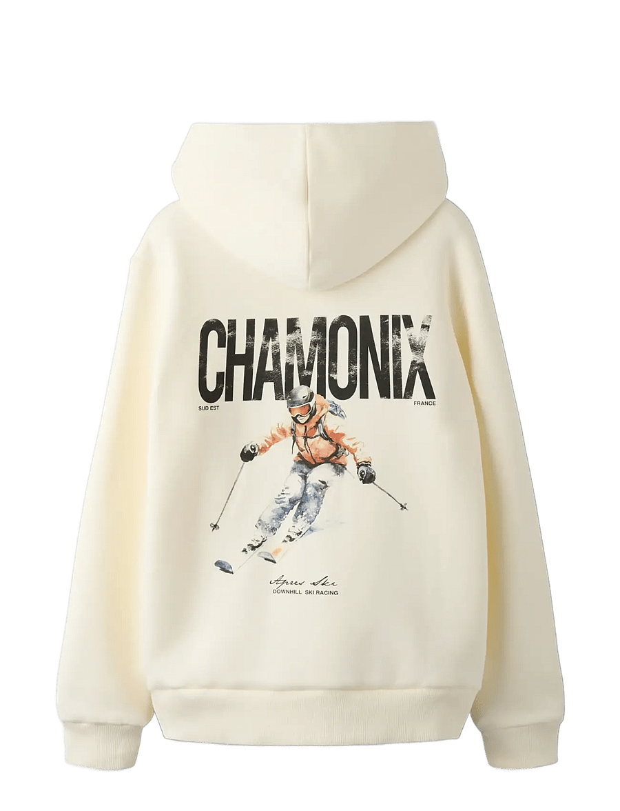 LMTD - NLMSKIING LS SWEAT W. HOOD - kapuutsiga dressipluusid - antique white - 2