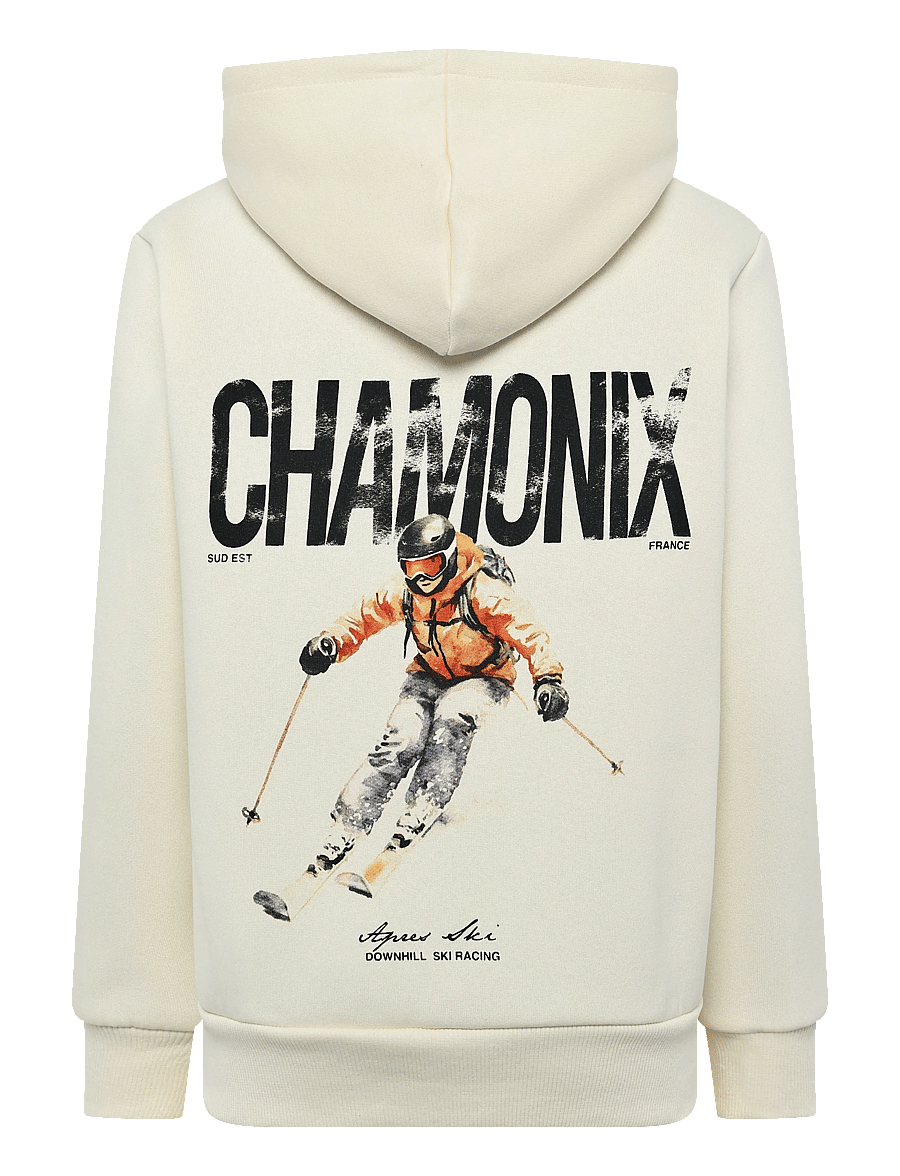 LMTD - NLMSKIING LS SWEAT W. HOOD - hættetrøjer - antique white - 2