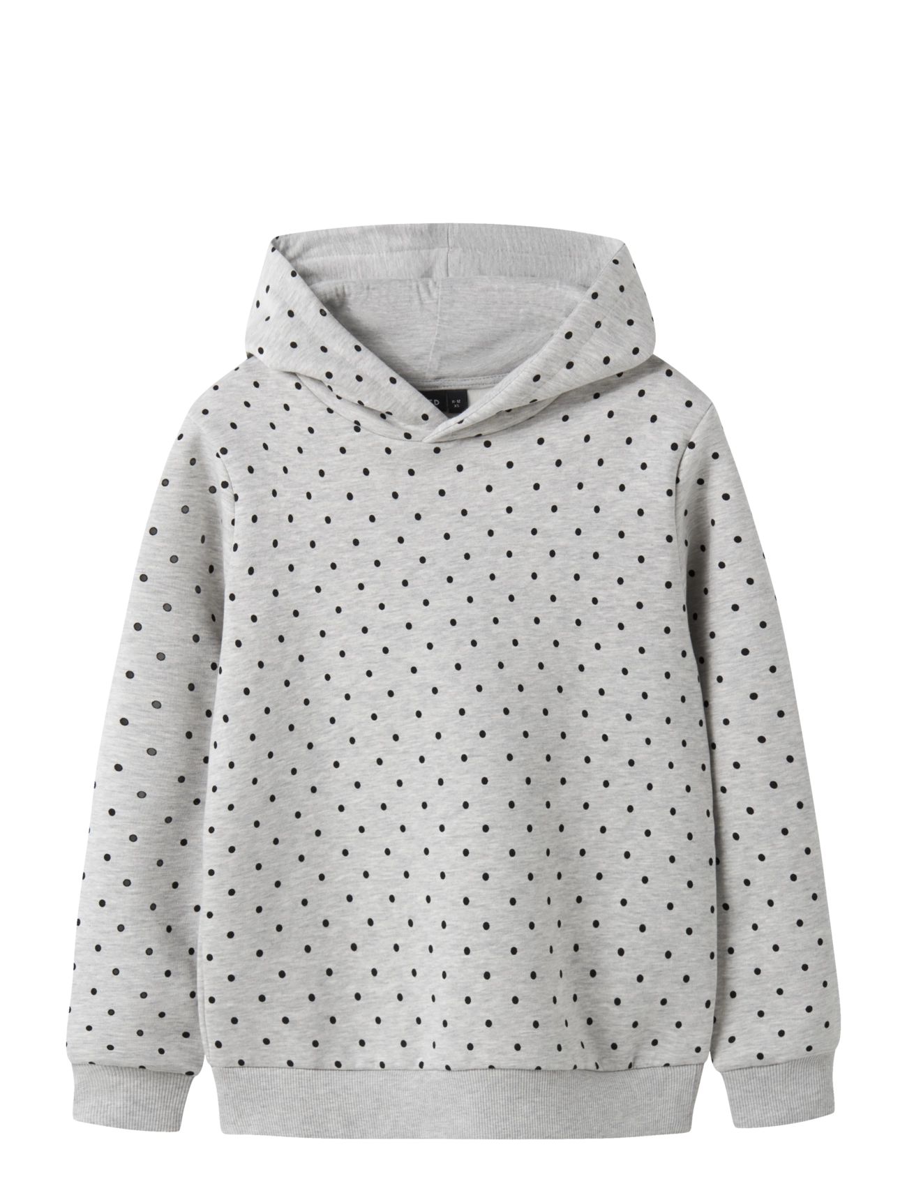 LMTD NLFDOSSO LS SWEAT W. HOOD - Kläder - LIGHT GREY MELANGE / grey
