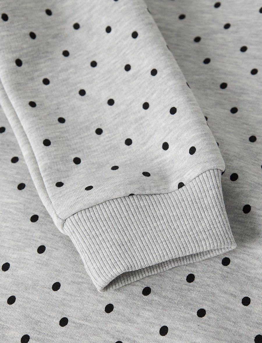 LMTD - NLFDOSSO LS SWEAT W. HOOD - light grey melange - 2