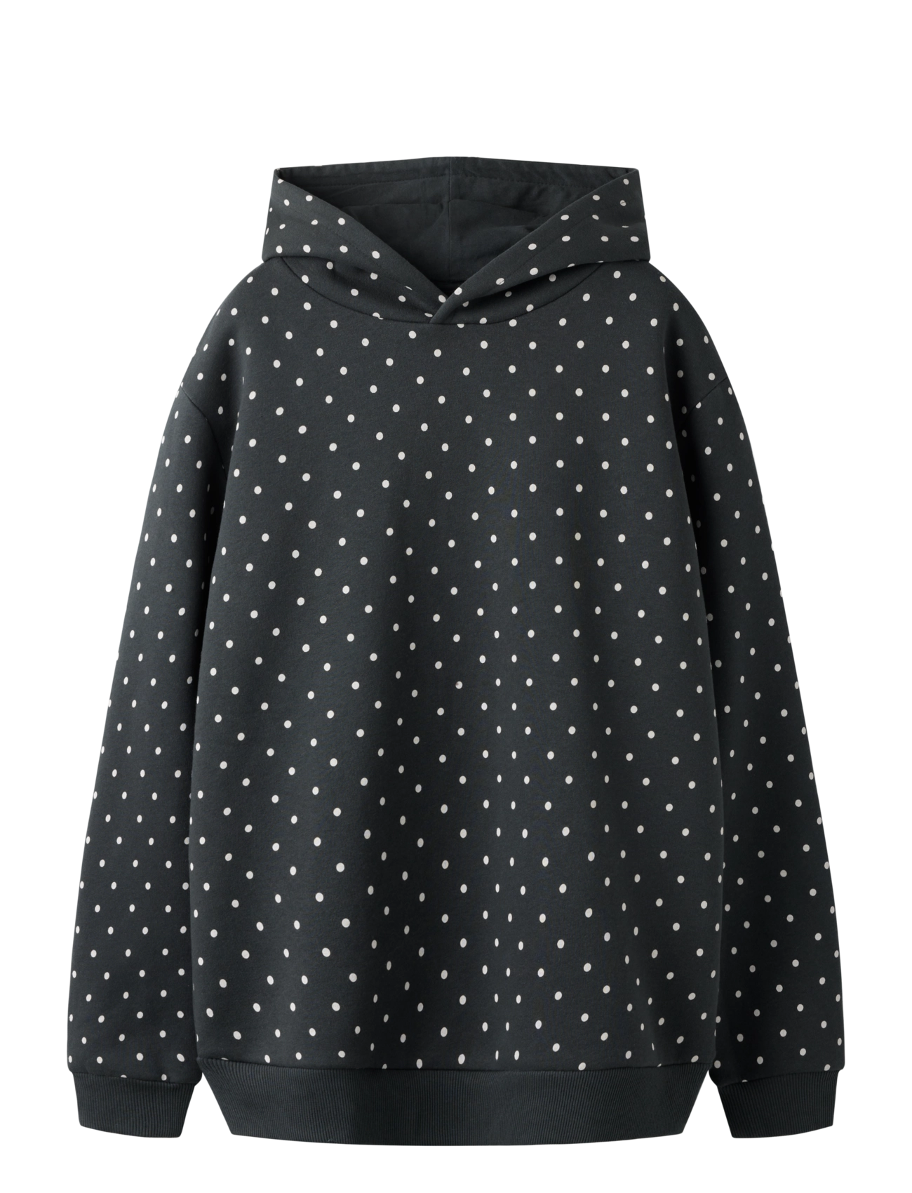 LMTD NLFDOSSO LS SWEAT W. HOOD - Kapuzenpullover - PIRATE BLACK / black