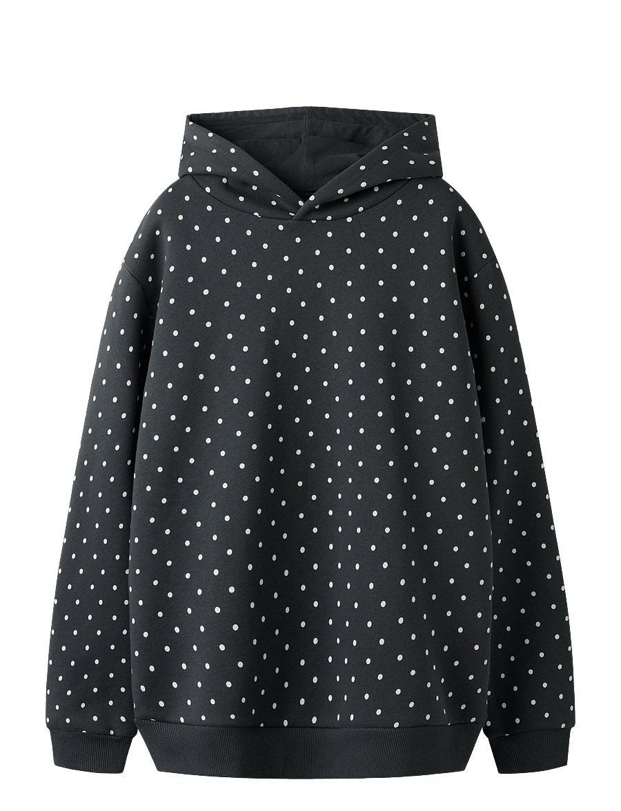 LMTD - NLFDOSSO LS SWEAT W. HOOD - huvtröjor - pirate black - 0