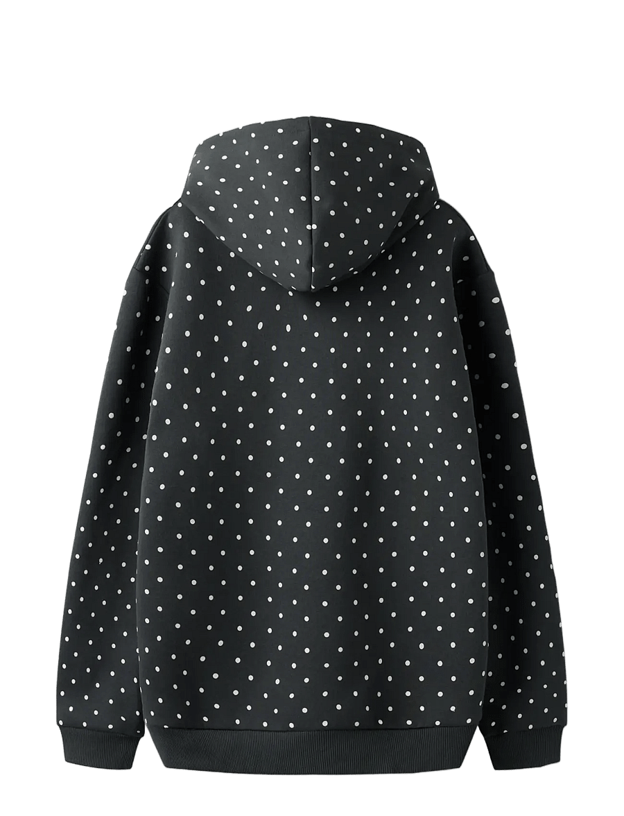 LMTD - NLFDOSSO LS SWEAT W. HOOD - huvtröjor - pirate black - 1