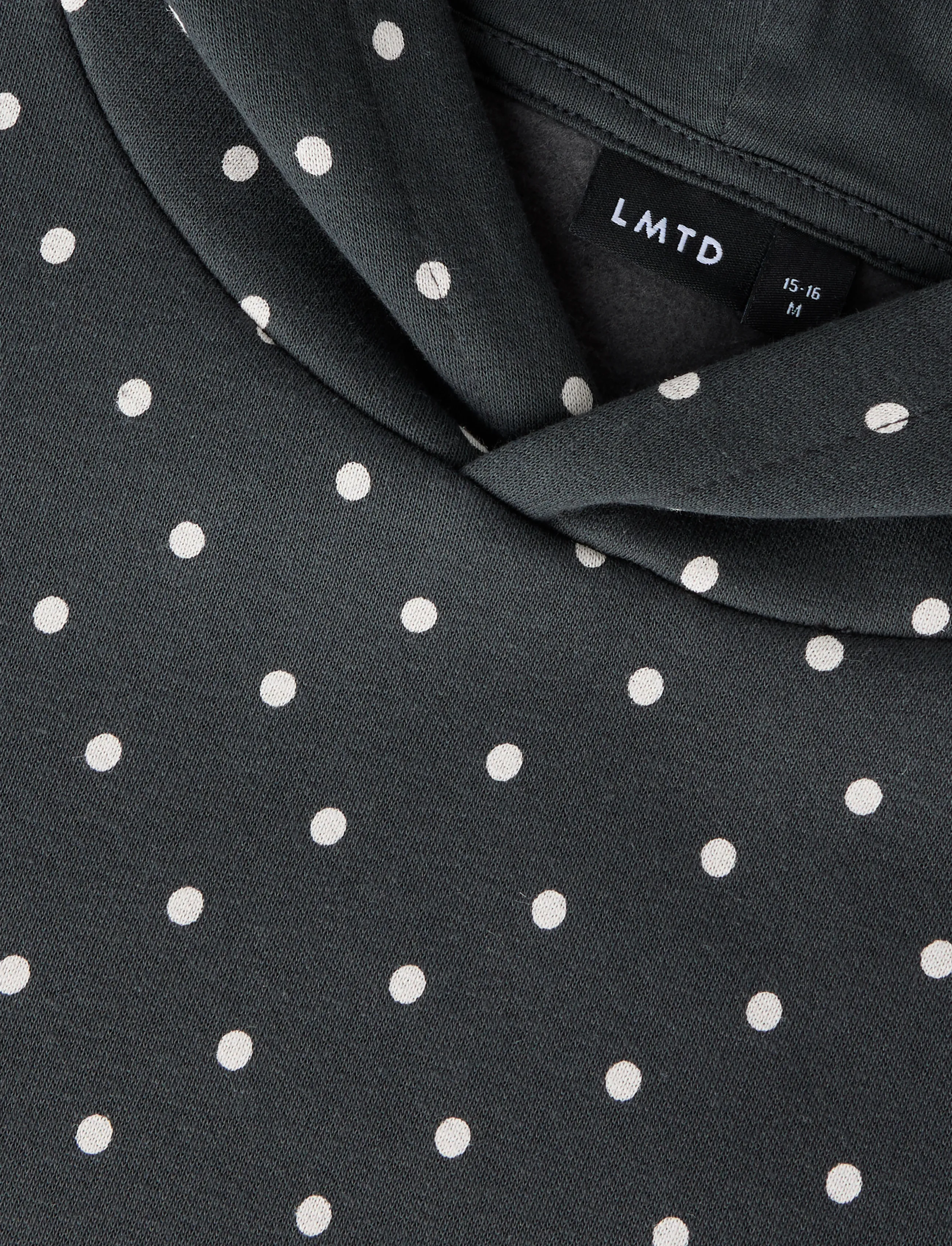LMTD - NLFDOSSO LS SWEAT W. HOOD - kapuzenpullover - pirate black - 4