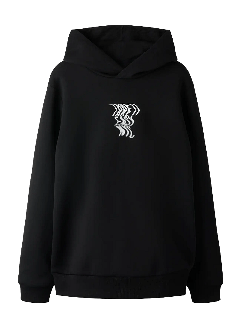 LMTD - NLMTAKE LS SWEAT W. HOOD - kapuzenpullover - black - 0
