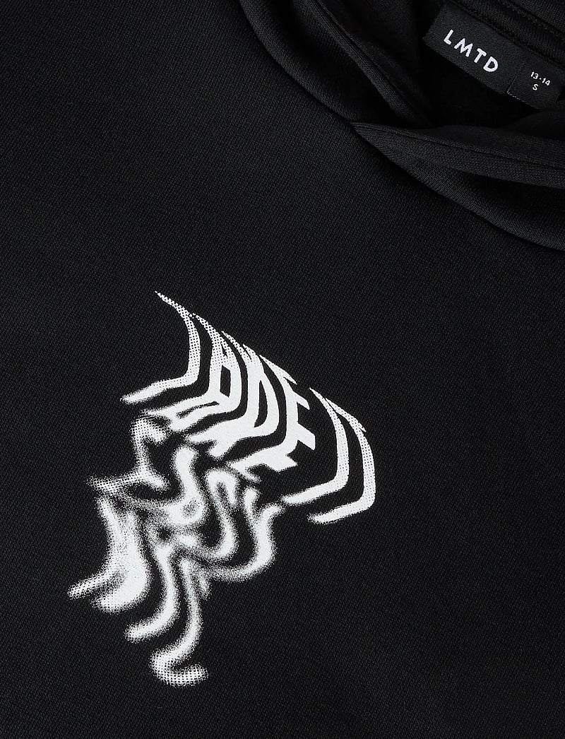 LMTD - NLMTAKE LS SWEAT W. HOOD - kapuzenpullover - black - 3