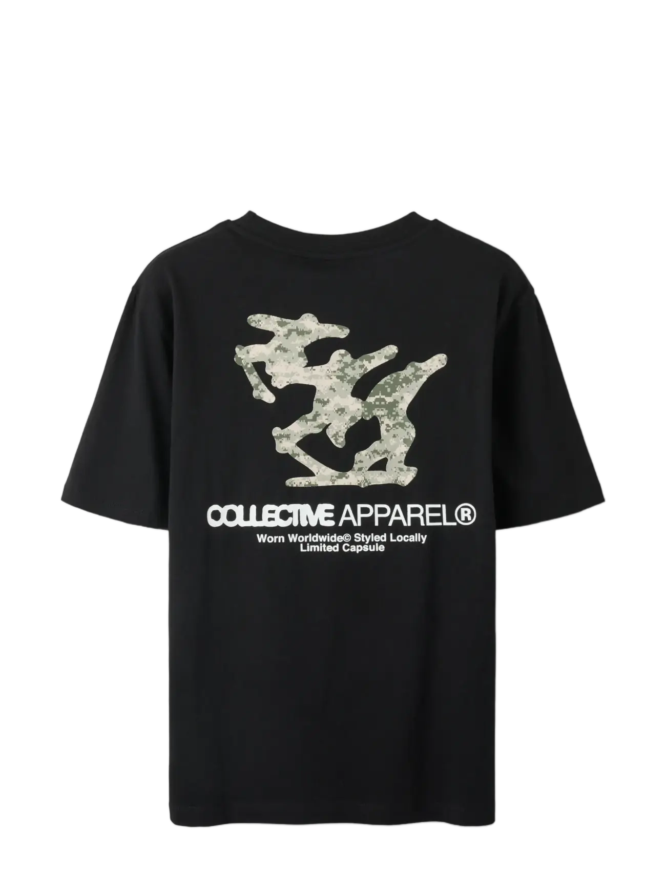 LMTD - NLMUNDIFINED SS L TOP - kortärmade t-shirts - black - 1