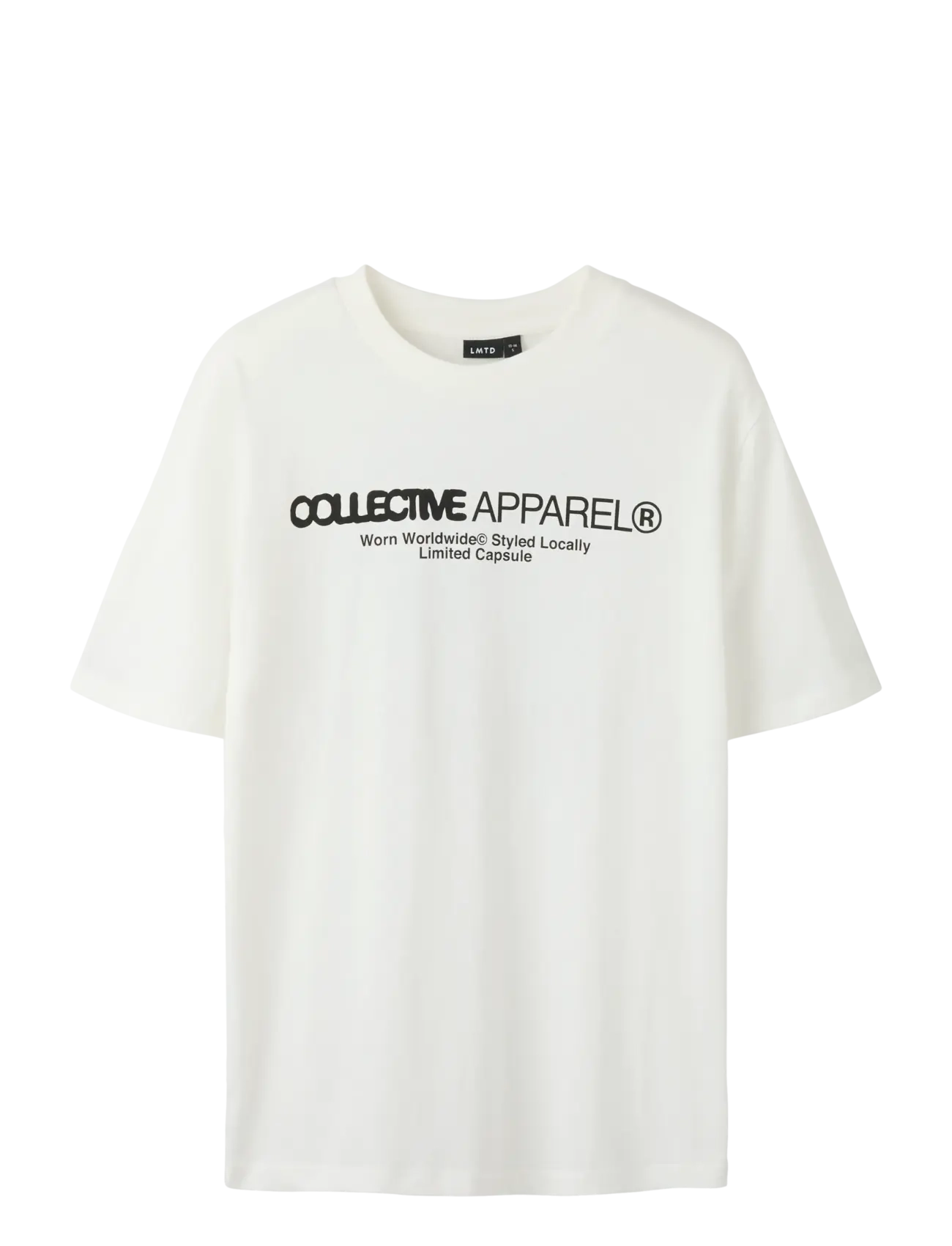 LMTD NLMUNDIFINED SS L TOP - Teens 140-176 - WHITE ALYSSUM / cream