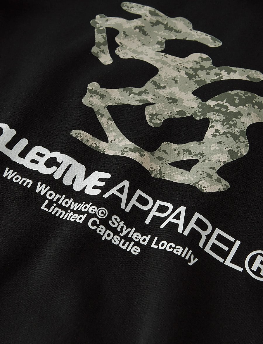 LMTD - NLMUNDIFINED LS SWEAT W. HOOD - kapuzenpullover - black - 3