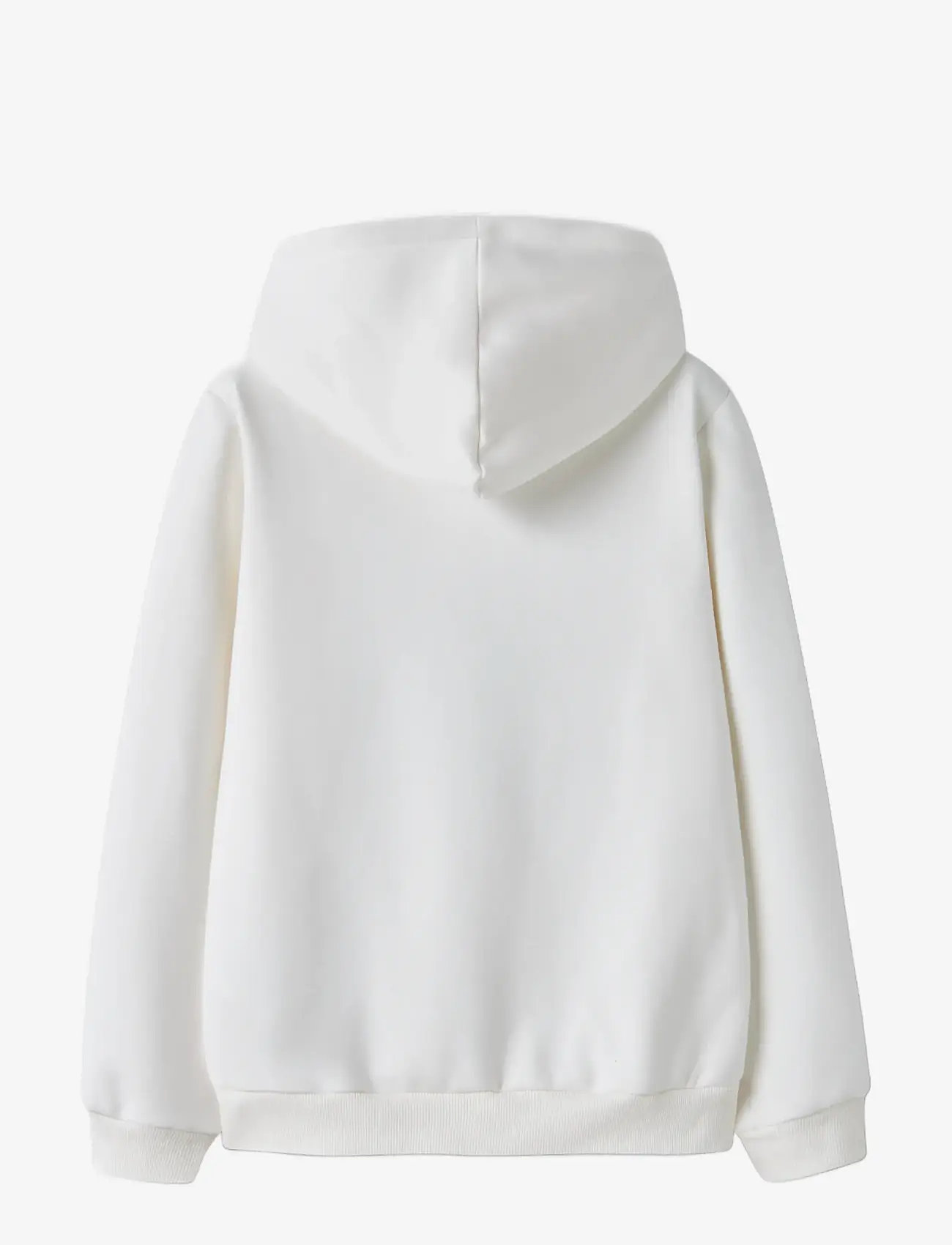 LMTD - NLMUNDIFINED LS SWEAT W. HOOD - huvtröjor - white alyssum - 2