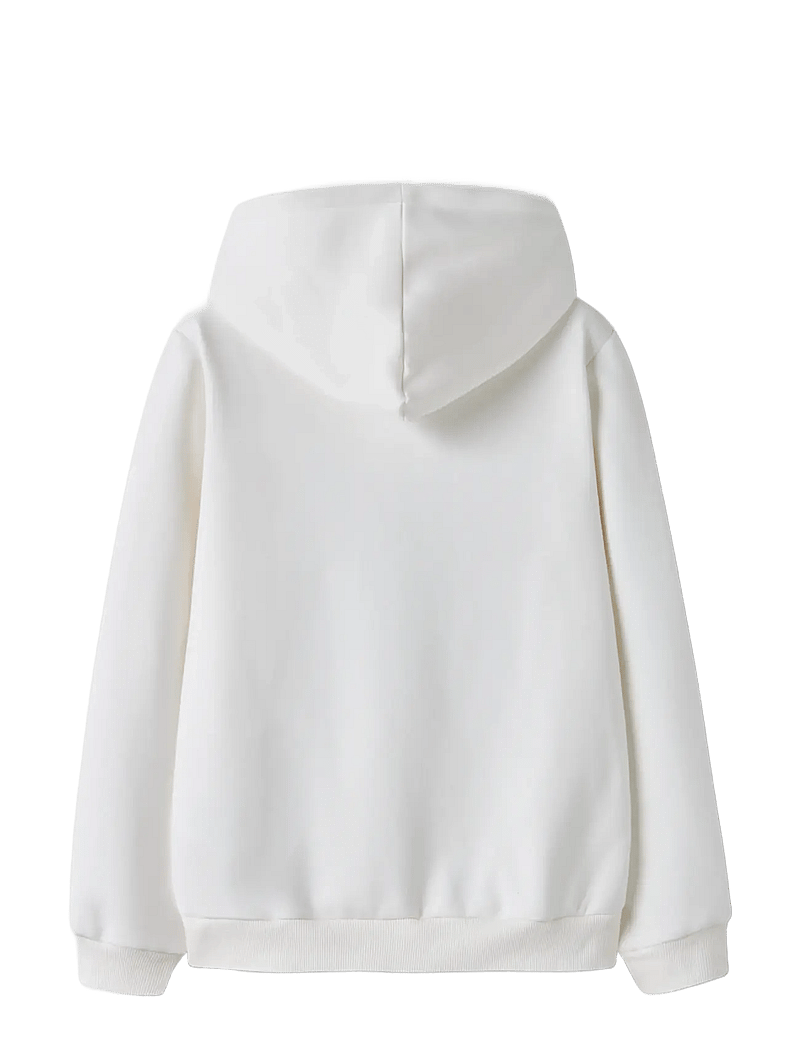 LMTD - NLMUNDIFINED LS SWEAT W. HOOD - kapuzenpullover - white alyssum - 2