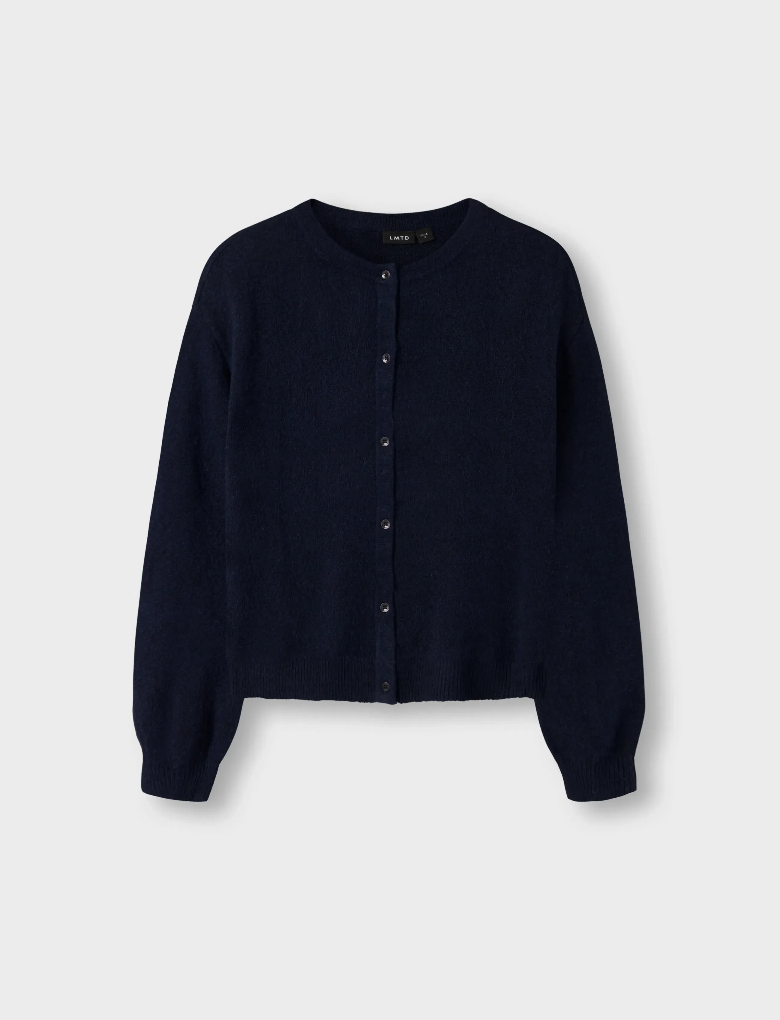 LMTD - NLFLODET LS SHORT KNIT CARDIGAN - cardigans - dark sapphire - 0