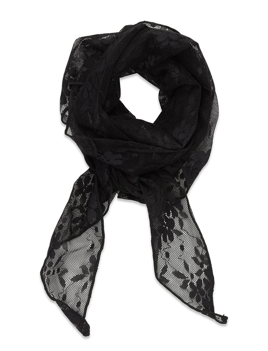 LMTD - NLFSLACE LIGHT SCARF - winteraccessoires - black - 0