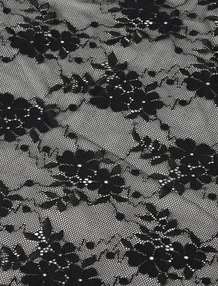 LMTD - NLFSLACE LIGHT SCARF - winteraccessoires - black - 3