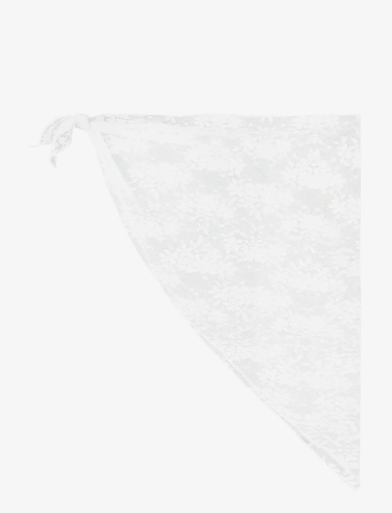 LMTD - NLFSLACE LIGHT SCARF - halstørklæder - white - 0