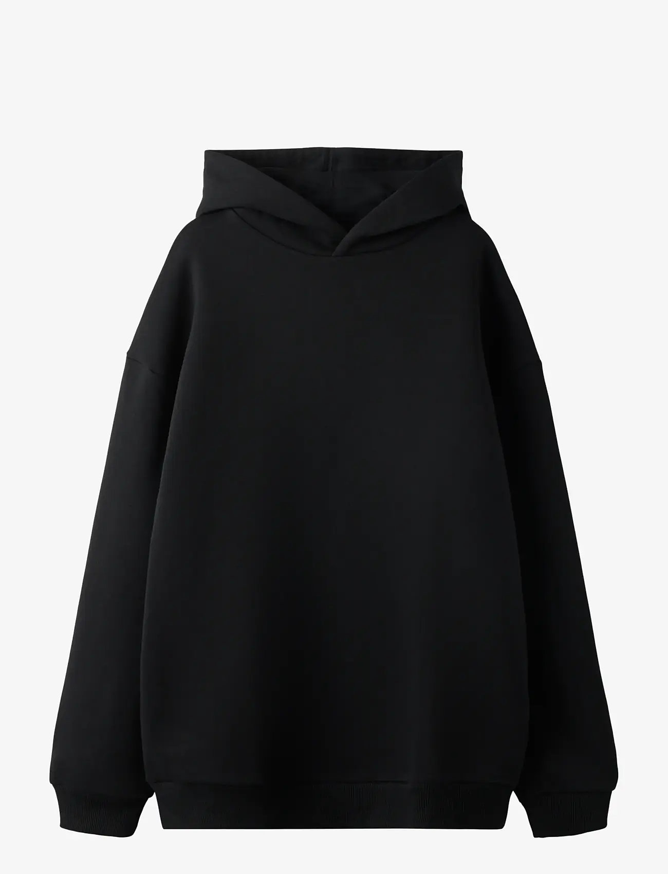 LMTD - NLNRENAR LS BRU LOOSE SWEAT W. HOOD - kapuzenpullover - black - 1