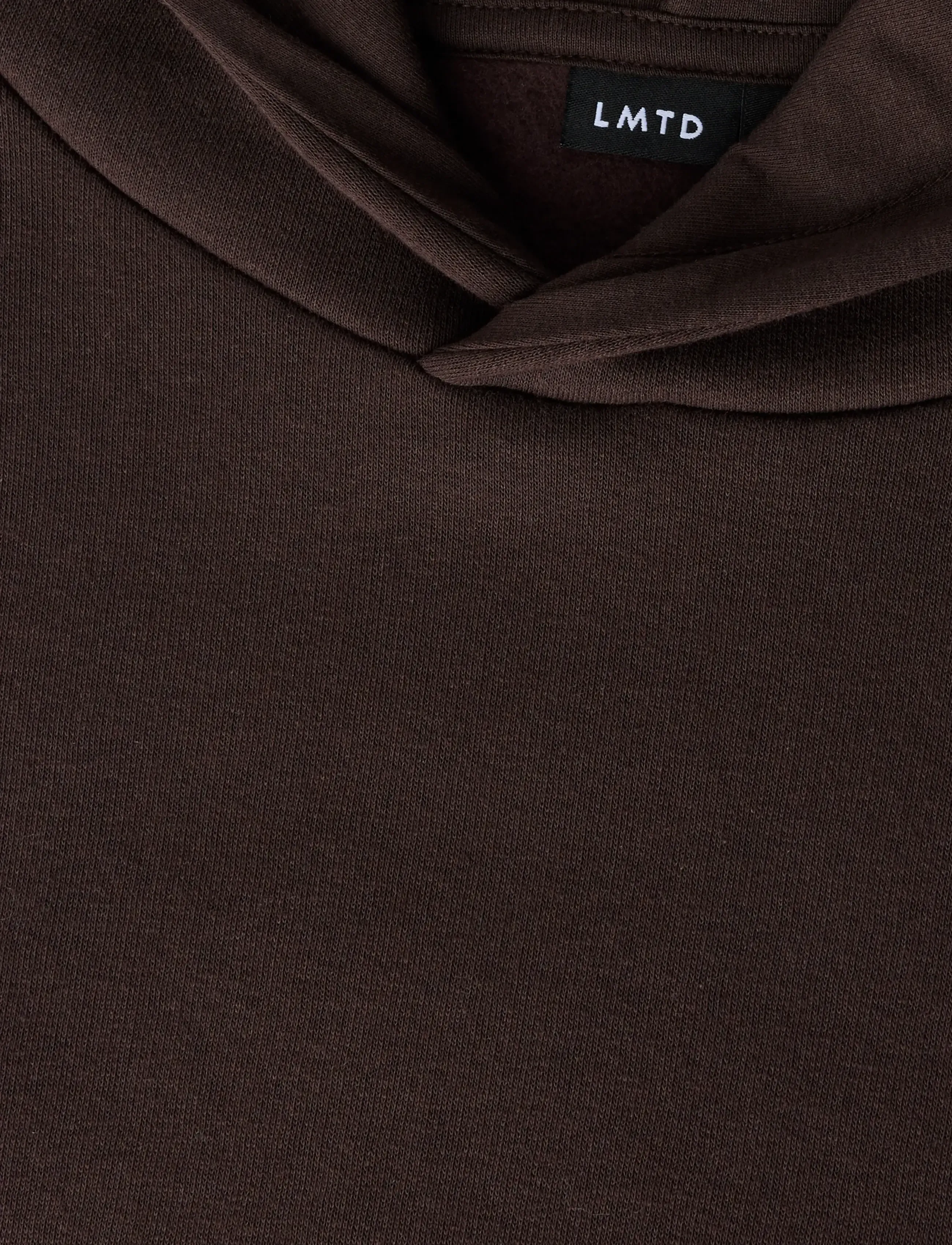 LMTD - NLNRENAR LS BRU LOOSE SWEAT W. HOOD - hættetrøjer - black coffee - 3