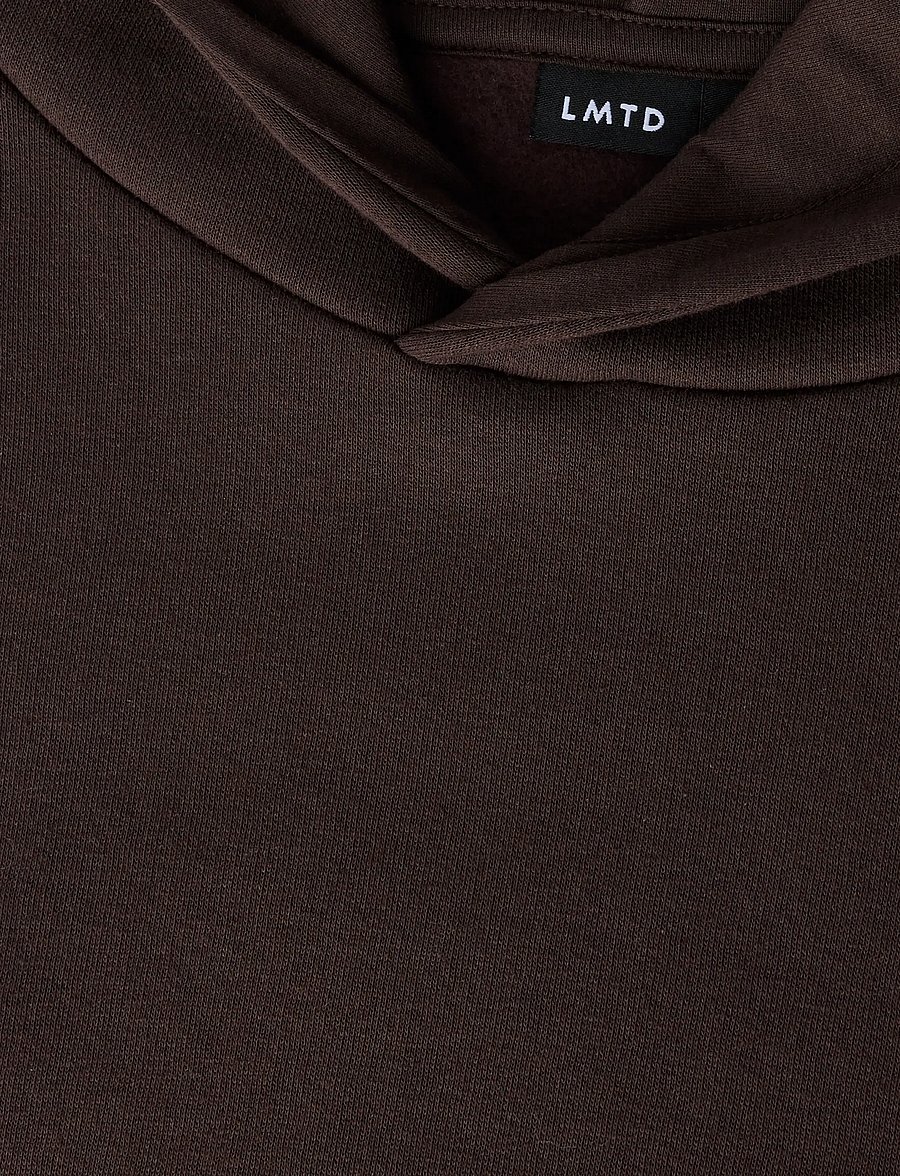 LMTD - NLNRENAR LS BRU LOOSE SWEAT W. HOOD - hettegensere - black coffee - 3