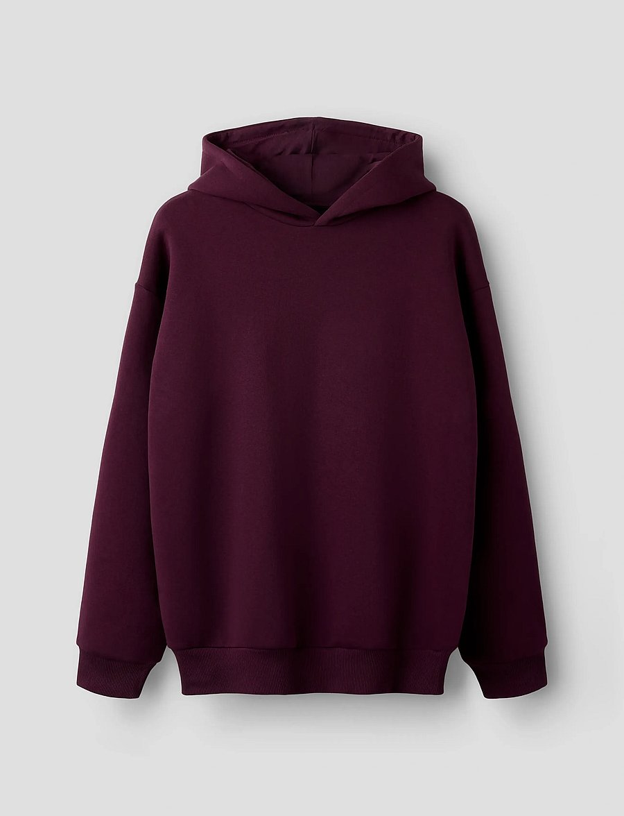 LMTD - NLNRENAR LS BRU LOOSE SWEAT W. HOOD - hættetrøjer - fig - 0