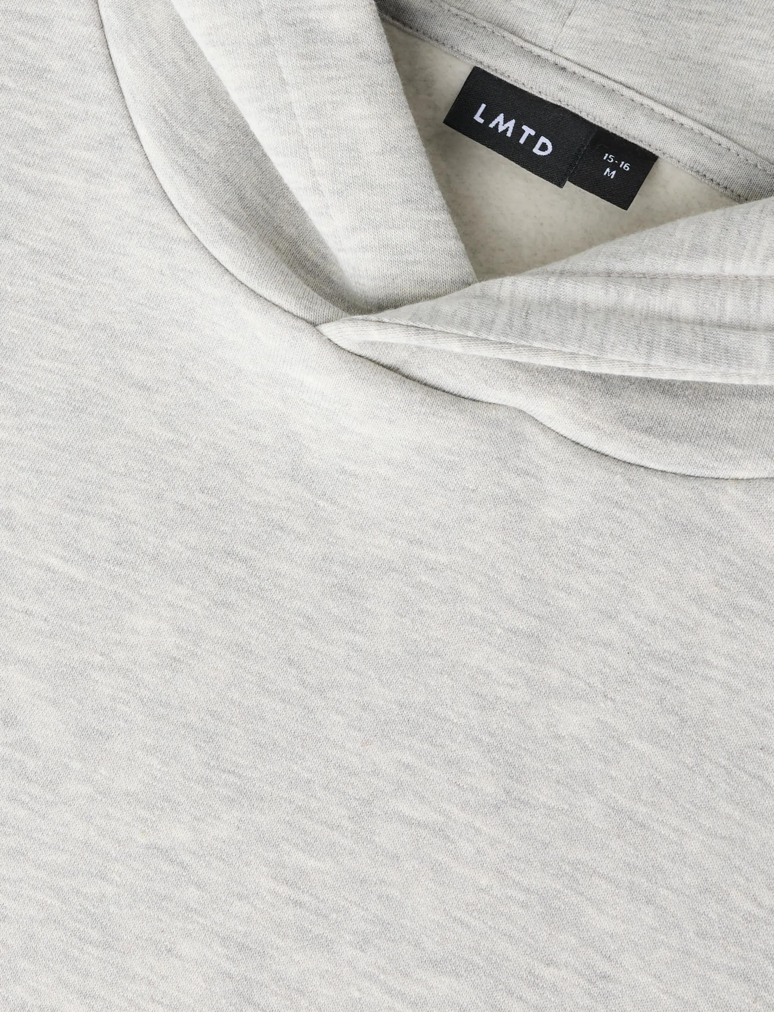 LMTD - NLNRENAR LS BRU LOOSE SWEAT W. HOOD - hættetrøjer - light grey melange - 3