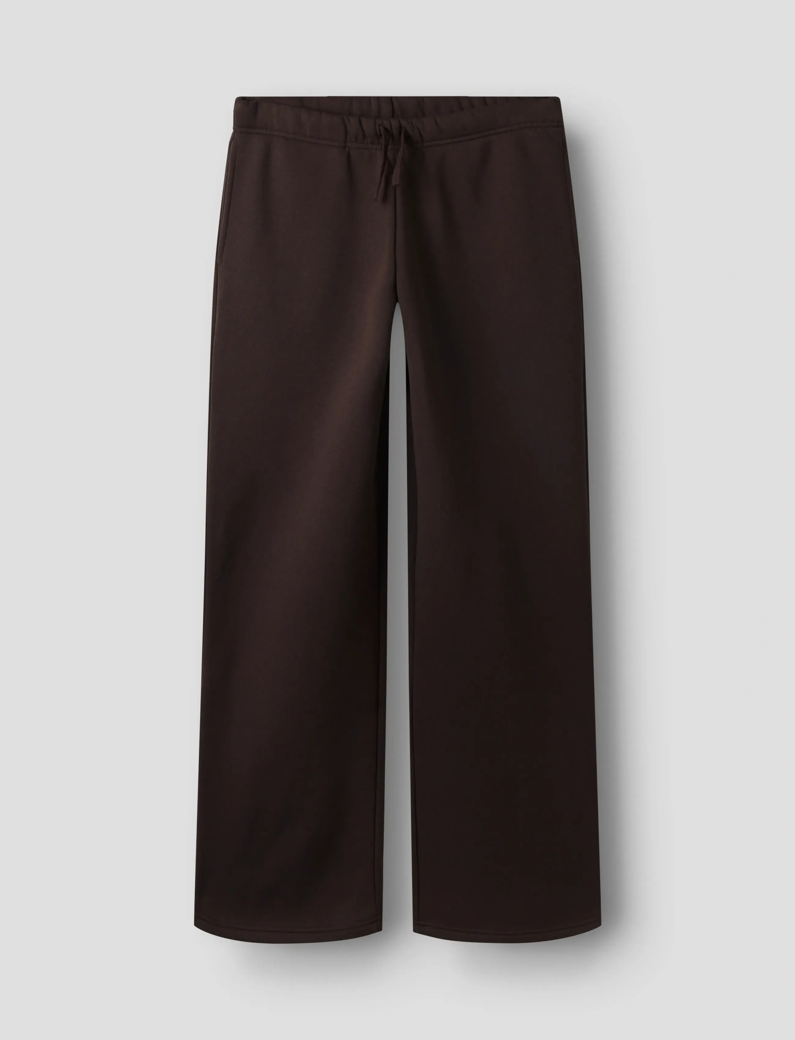 LMTD NLFRENAR LW BRU WIDE SWEAT PANT - Jogginghosen - BLACK COFFEE / brown