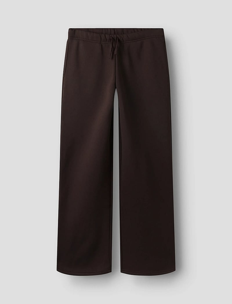 LMTD - NLFRENAR LW BRU WIDE SWEAT PANT - sweatpants - black coffee - 0